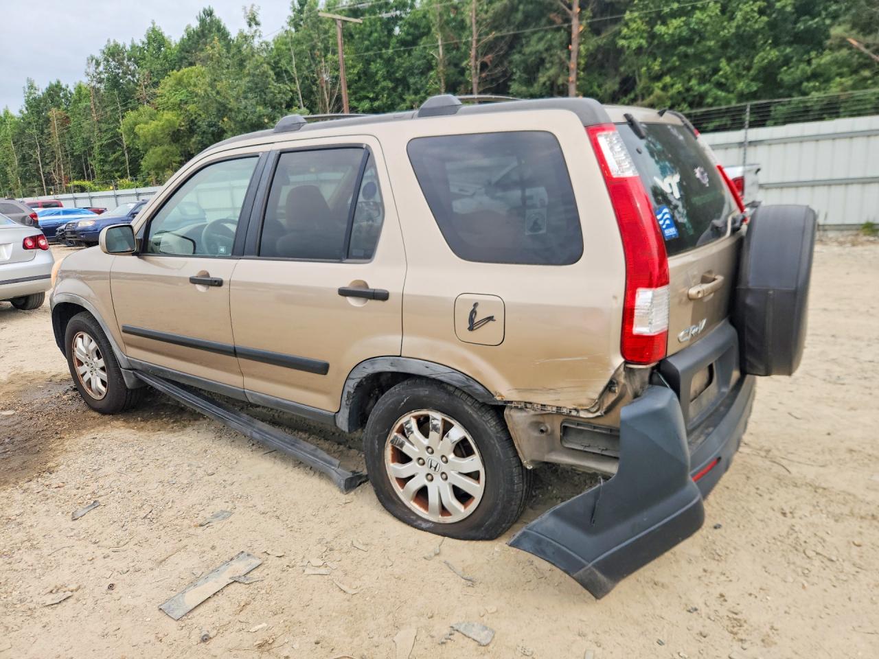 2006 Honda Cr-v Ex Gold vin: JHLRD68836C023243