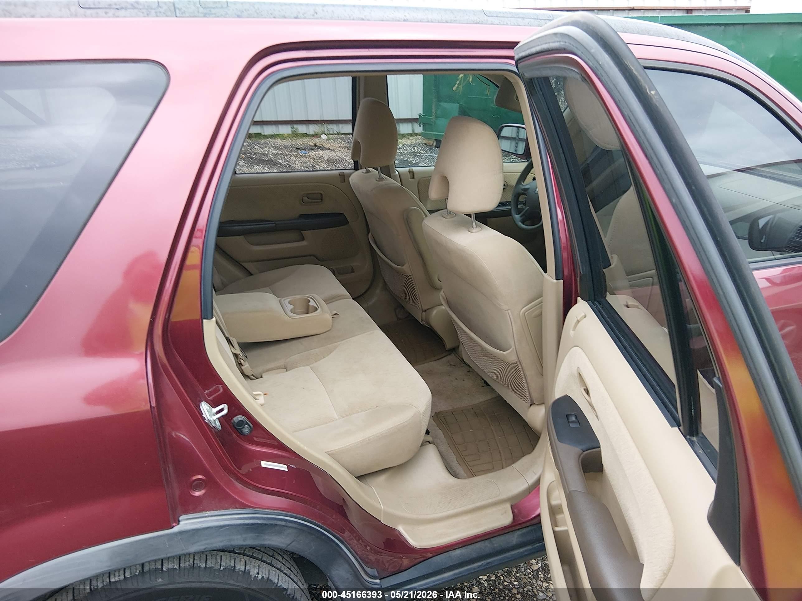 2006 Honda Cr-v Ex Maroon vin: JHLRD68856C019792
