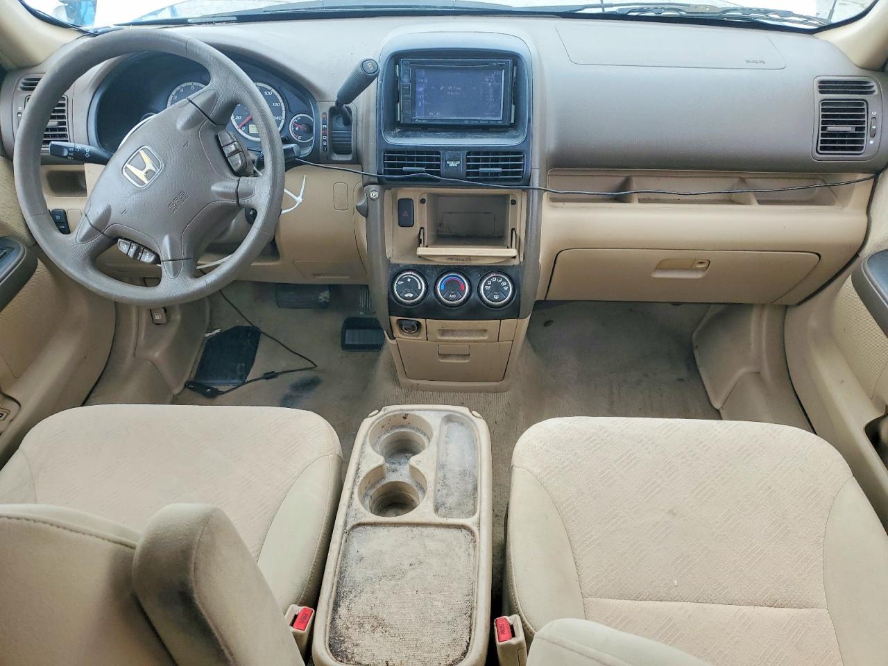 2006 Honda Cr-v Ex White vin: JHLRD68856C021462