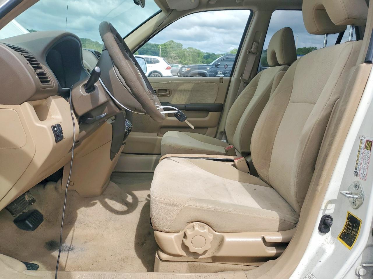 2006 Honda Cr-v Ex White vin: JHLRD68856C021462