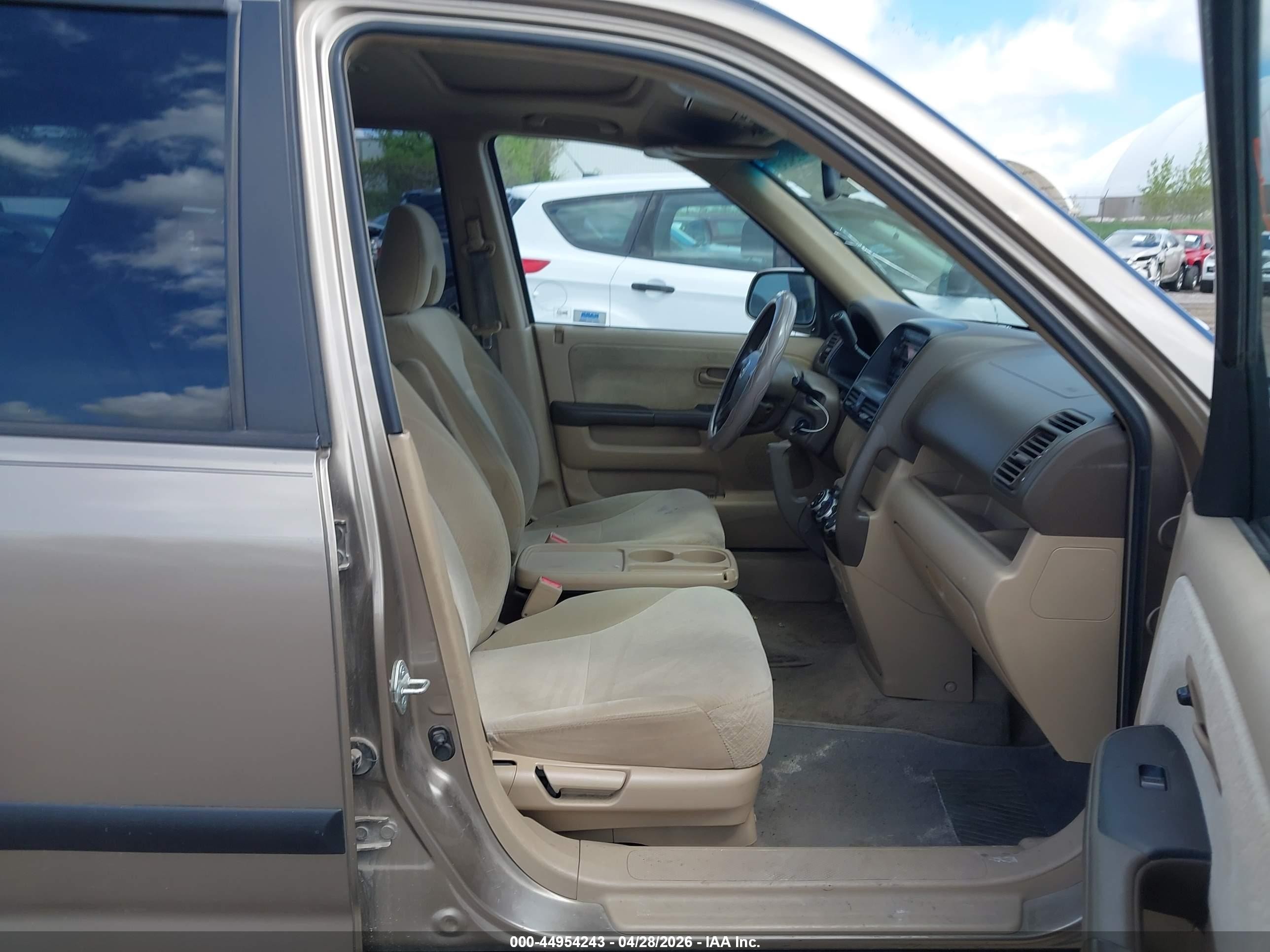 2006 Honda Cr-v Ex Tan vin: JHLRD68876C017901
