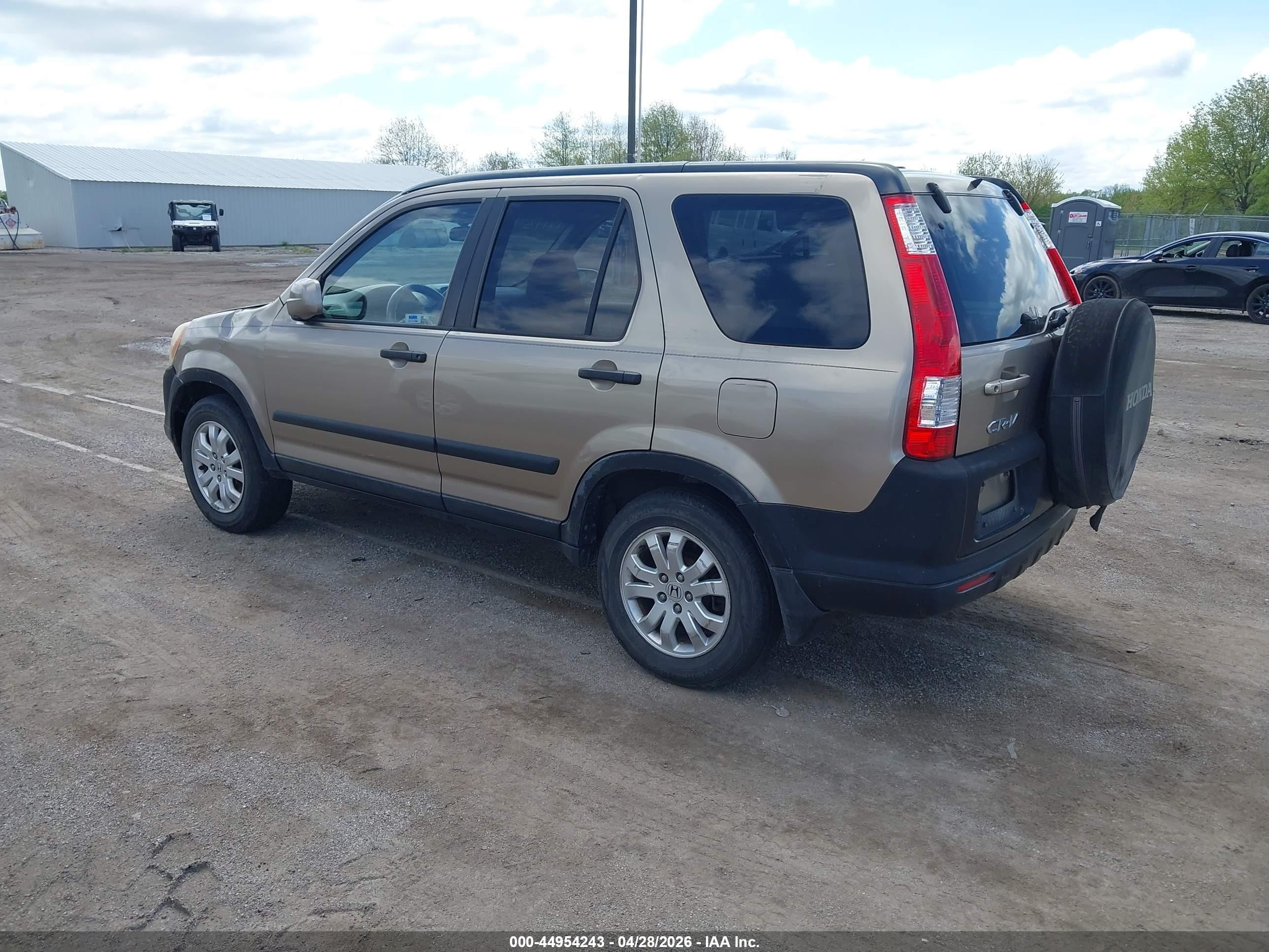 2006 Honda Cr-v Ex Tan vin: JHLRD68876C017901
