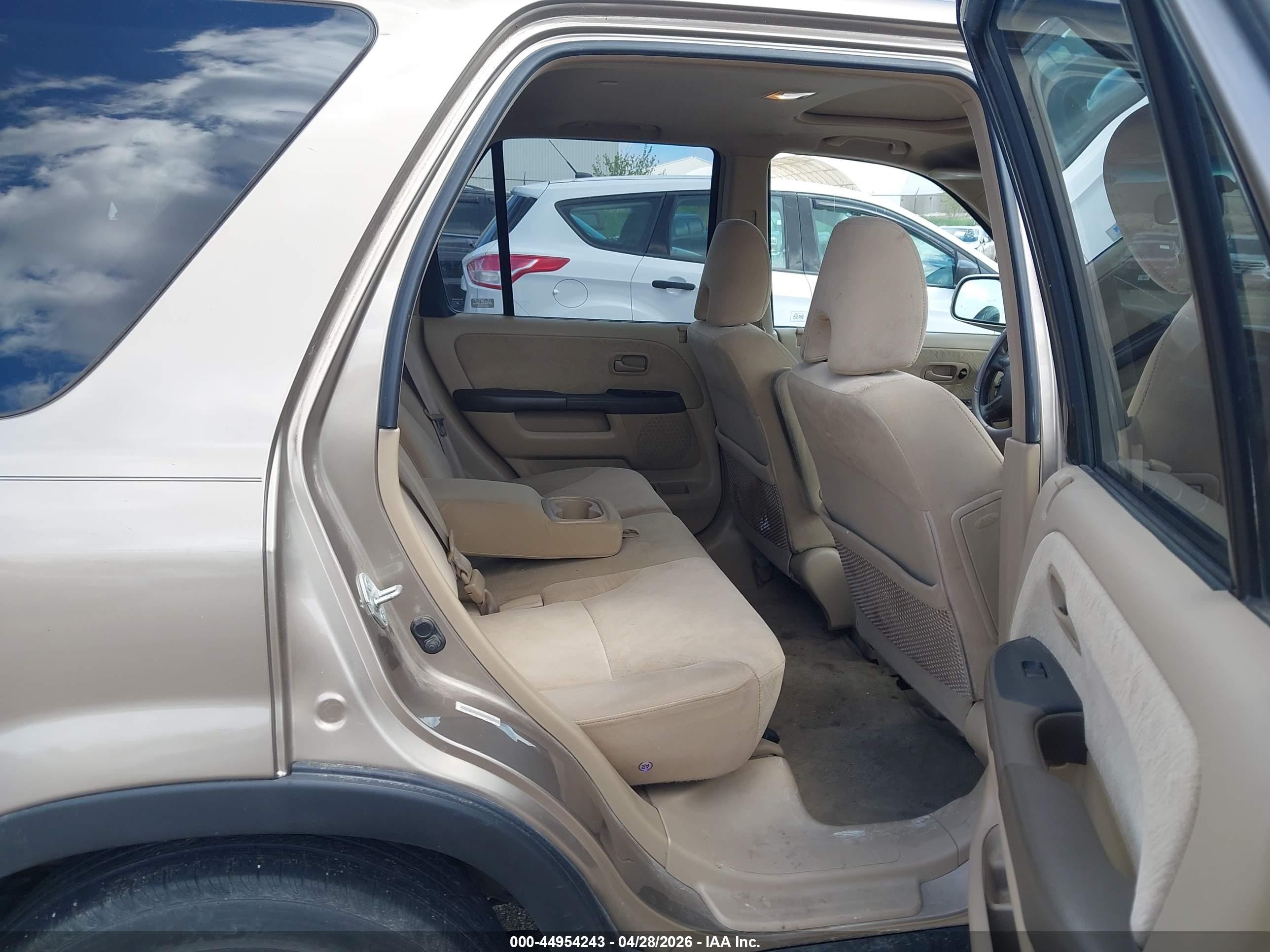 2006 Honda Cr-v Ex Tan vin: JHLRD68876C017901