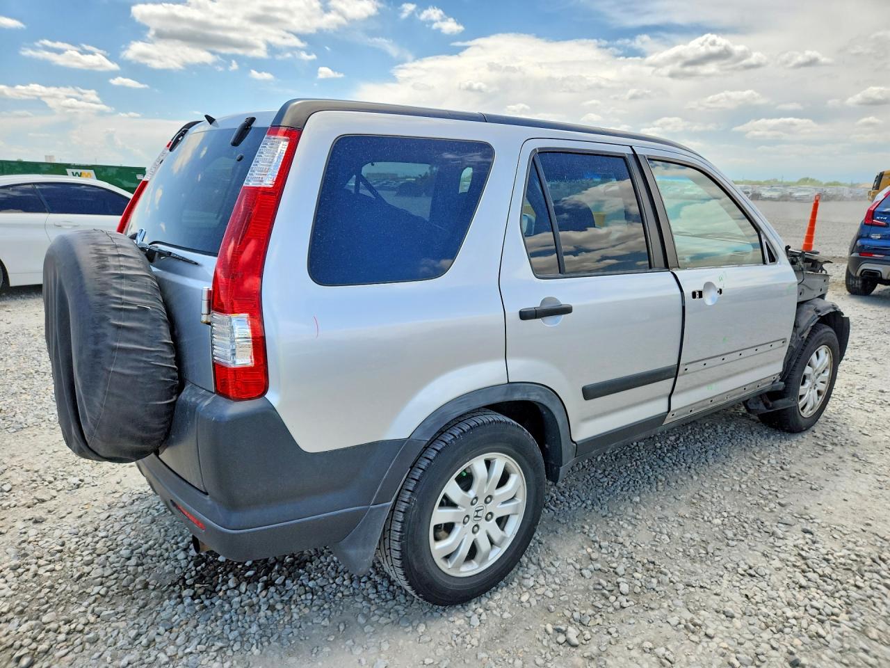2006 Honda Cr-v Ex Silver vin: JHLRD68876C021365