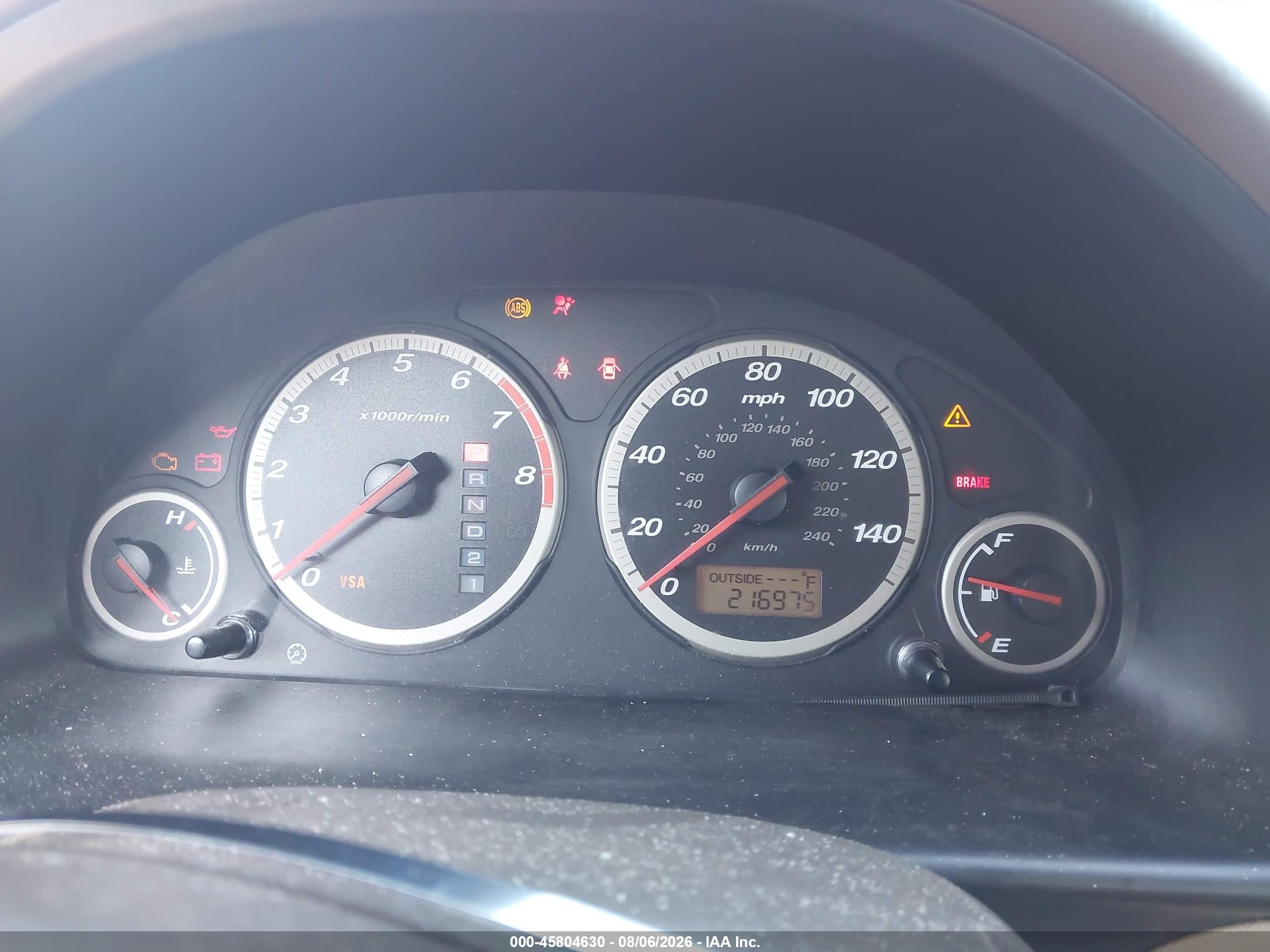 2006 Honda Cr-v Ex Бордовый vin: JHLRD68896C017303