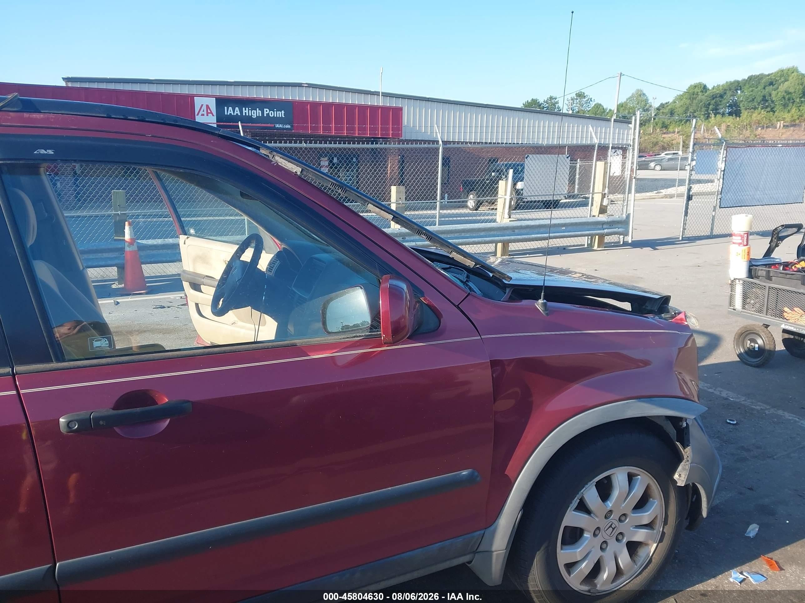 2006 Honda Cr-v Ex Бордовый vin: JHLRD68896C017303