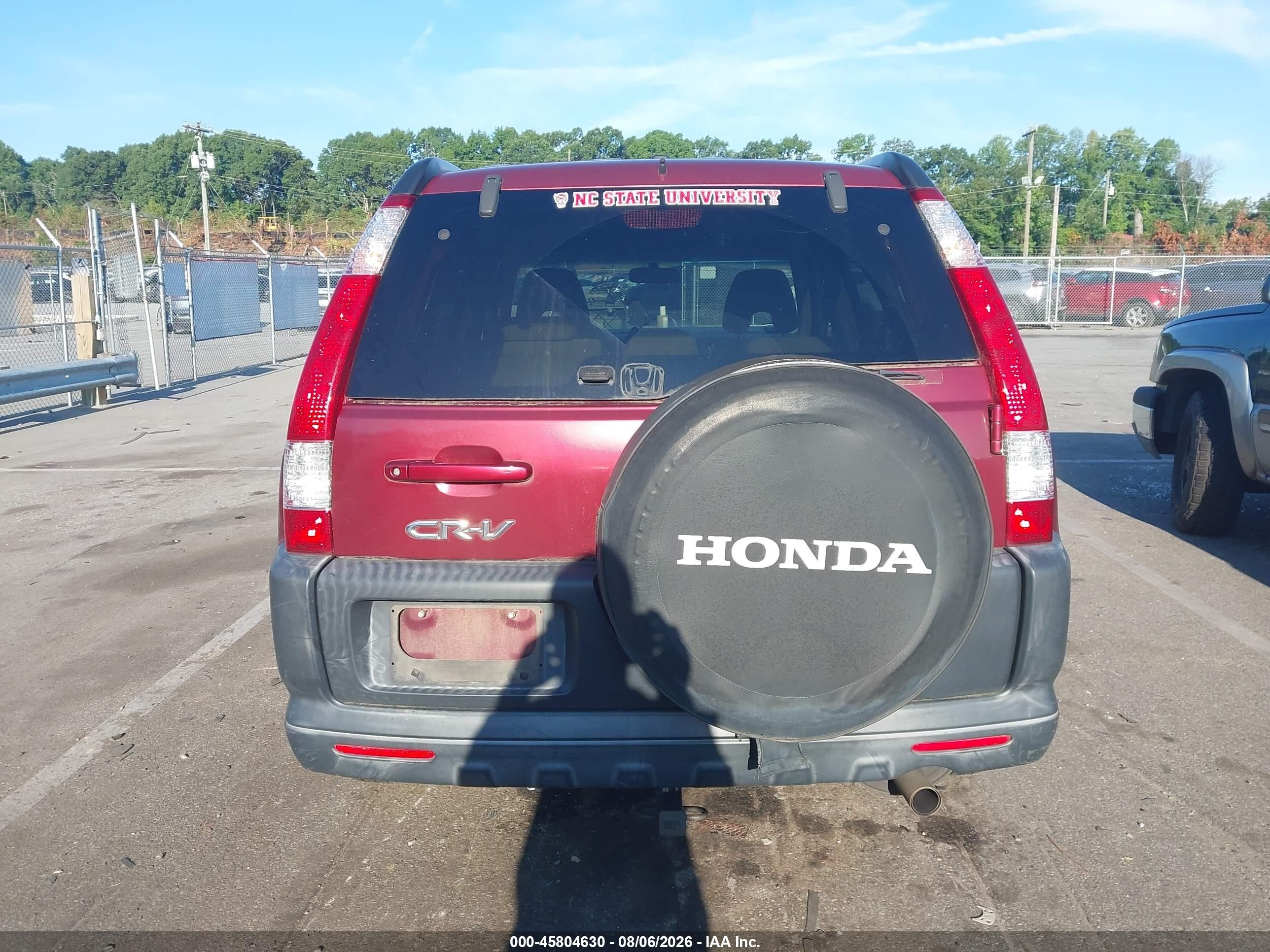 2006 Honda Cr-v Ex Бордовый vin: JHLRD68896C017303