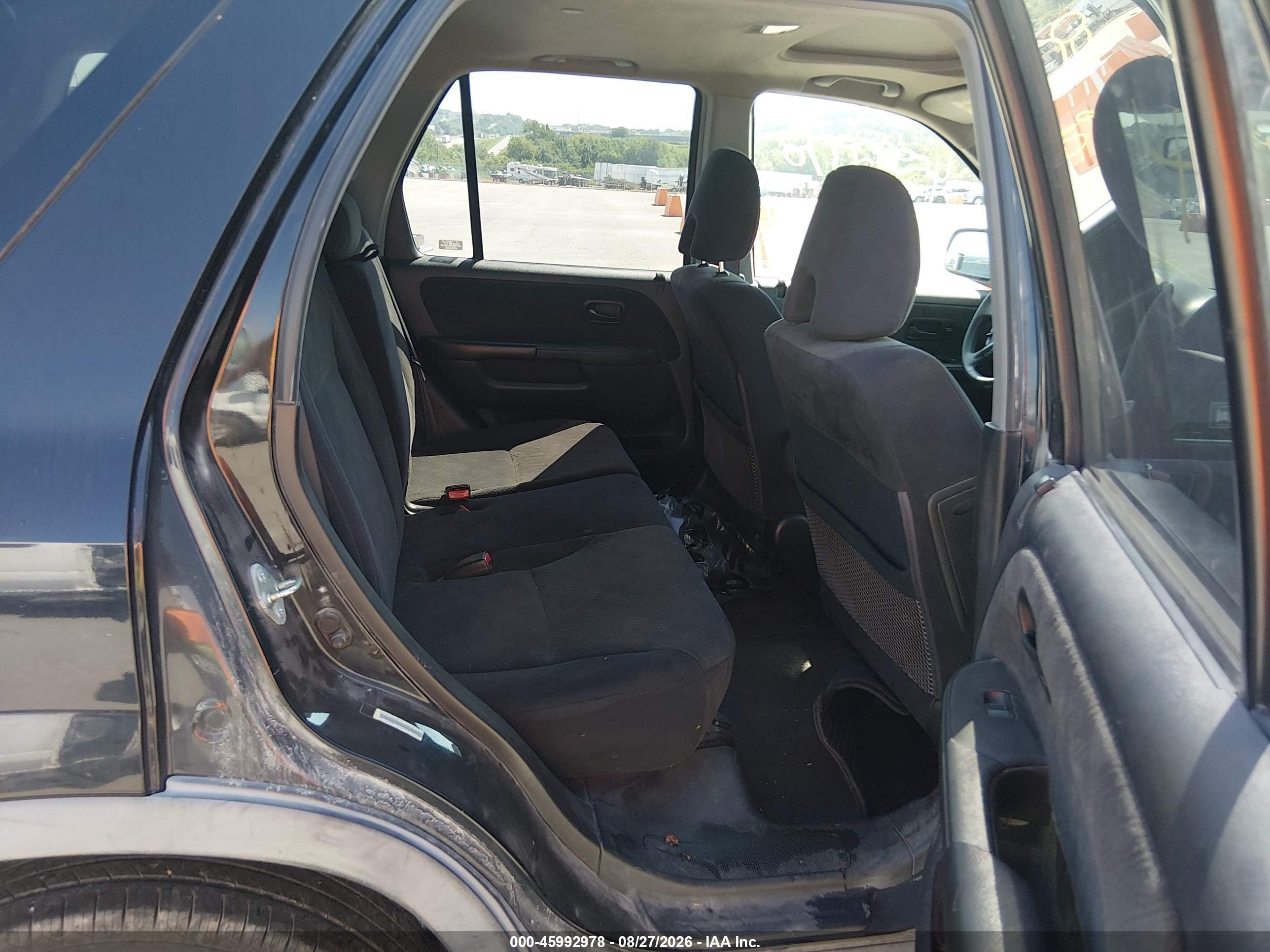 2006 Honda Cr-v Ex Black vin: JHLRD688X6C029427