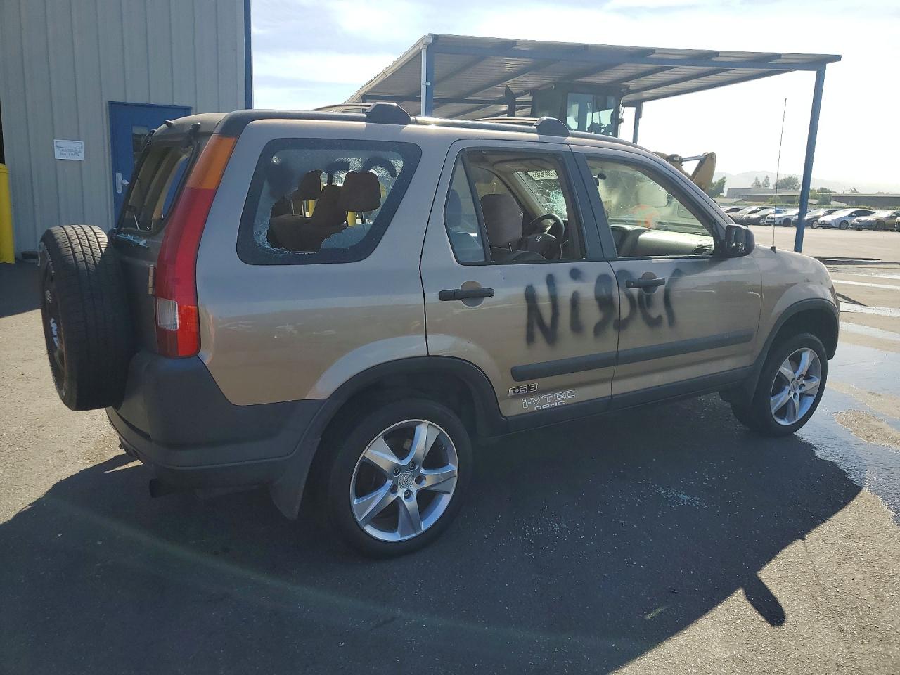 2003 Honda Cr-v Lx Brown vin: JHLRD77403C018436