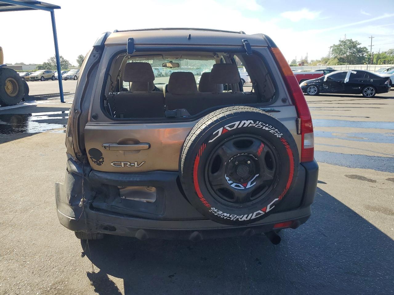 2003 Honda Cr-v Lx Brown vin: JHLRD77403C018436