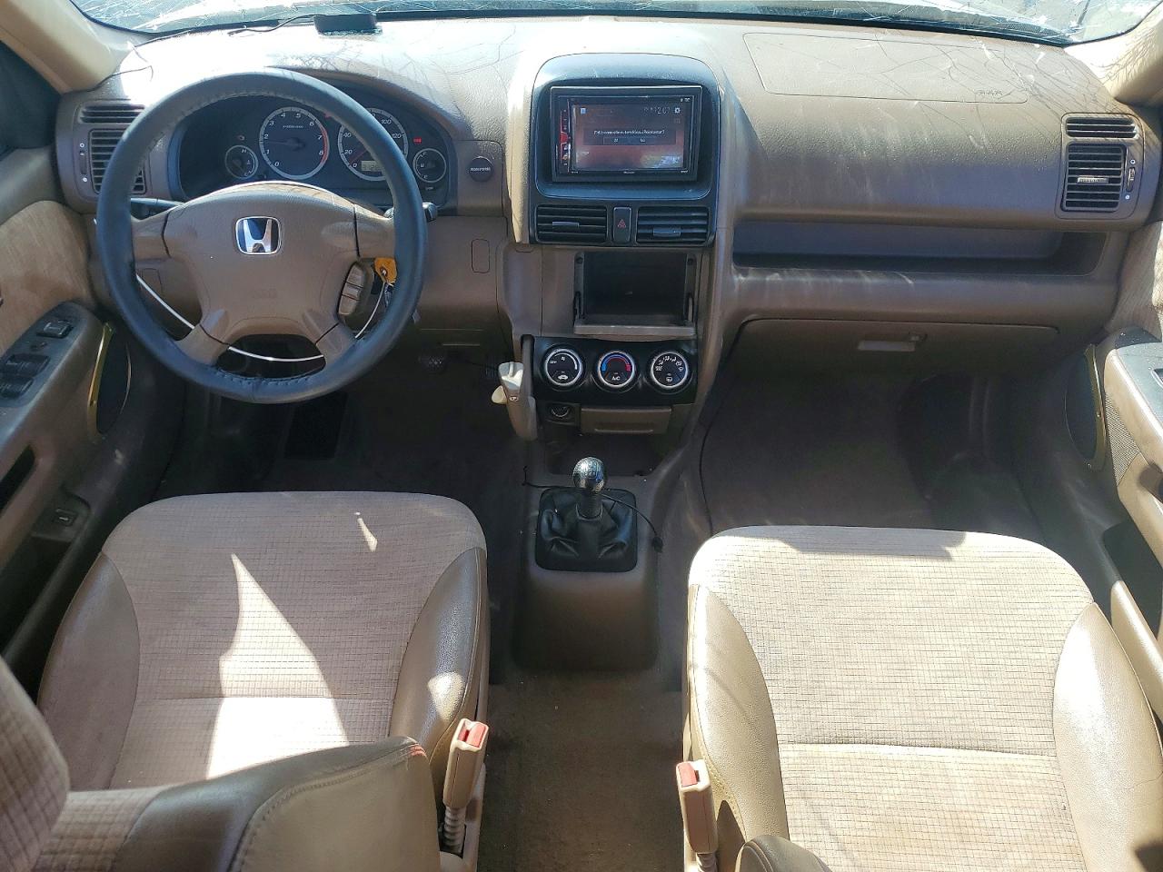 2003 Honda Cr-v Lx Brown vin: JHLRD77403C018436