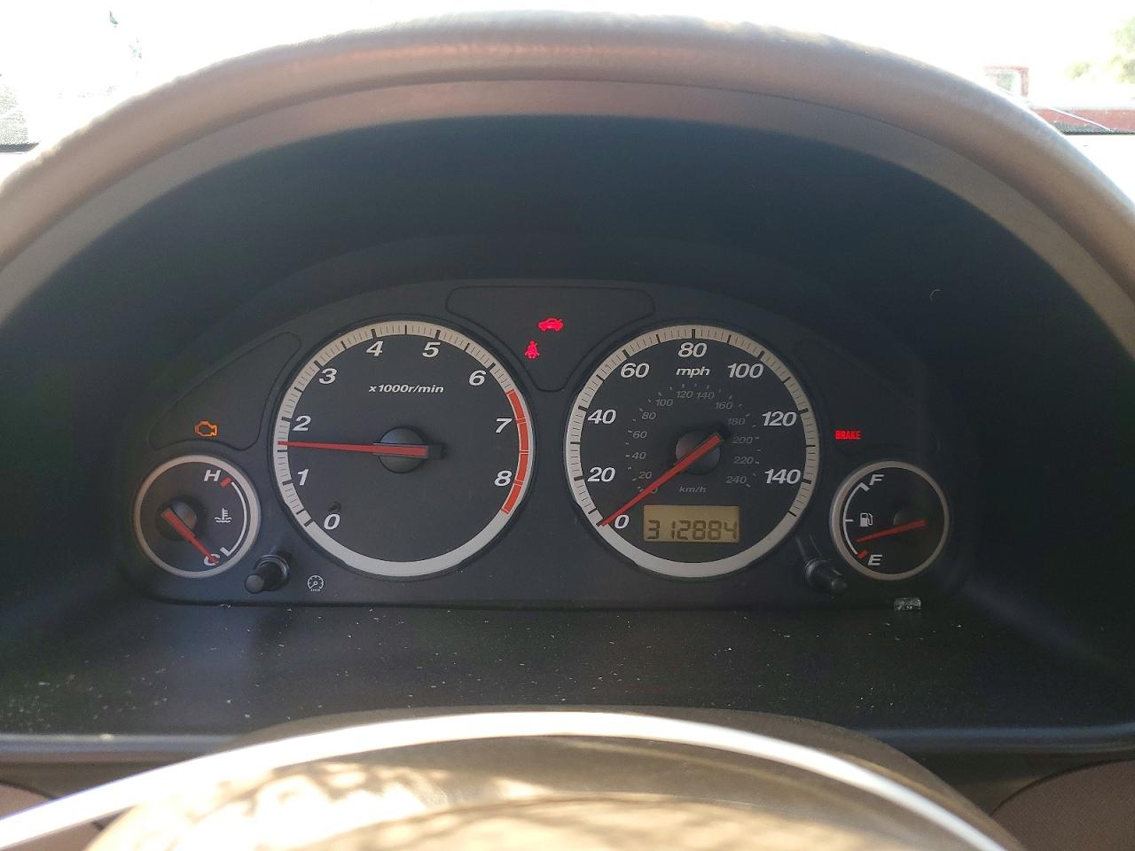 2003 Honda Cr-v Lx Brown vin: JHLRD77403C018436