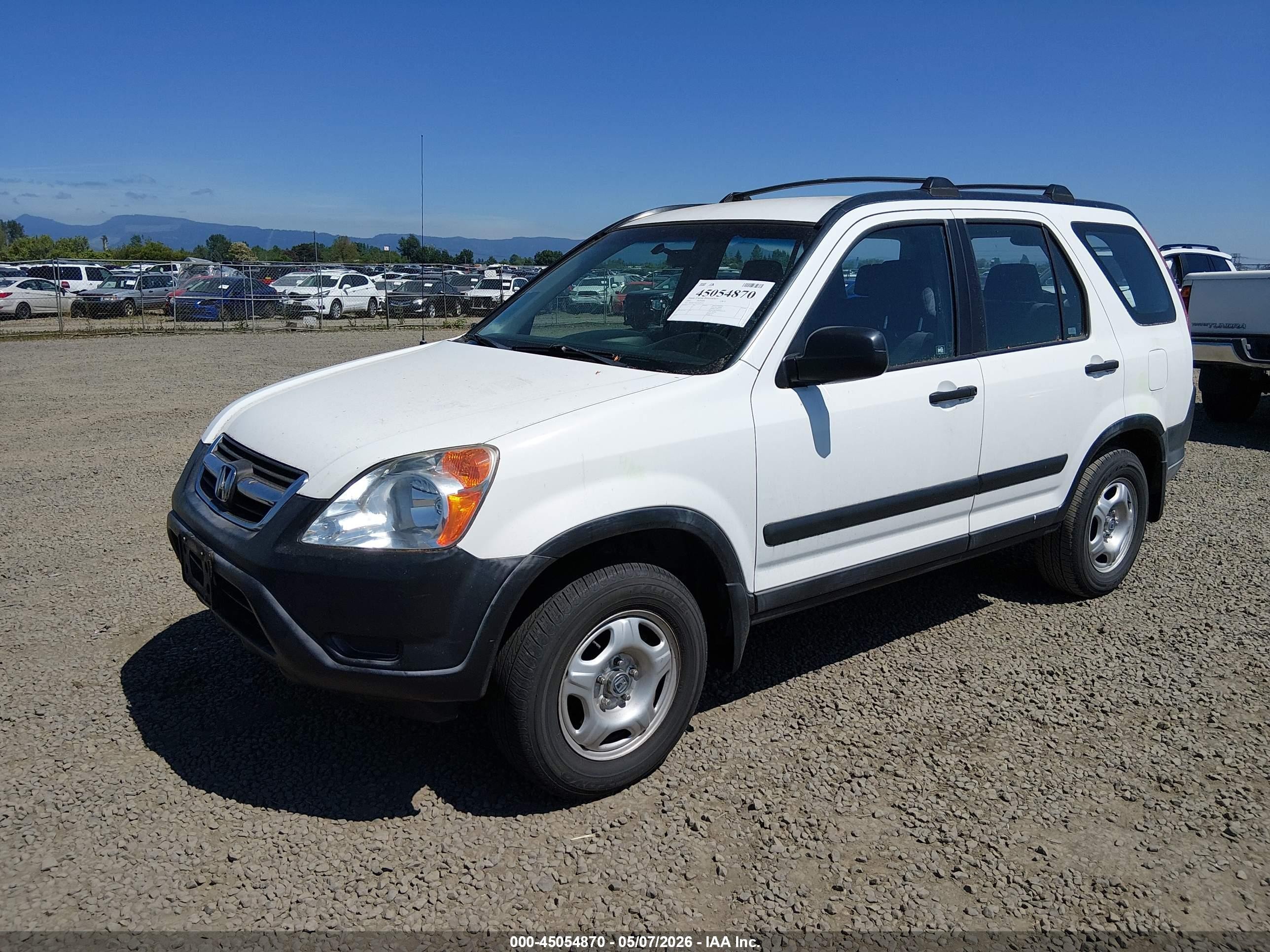 2003 Honda Cr-v Lx Белый vin: JHLRD774X3C015124