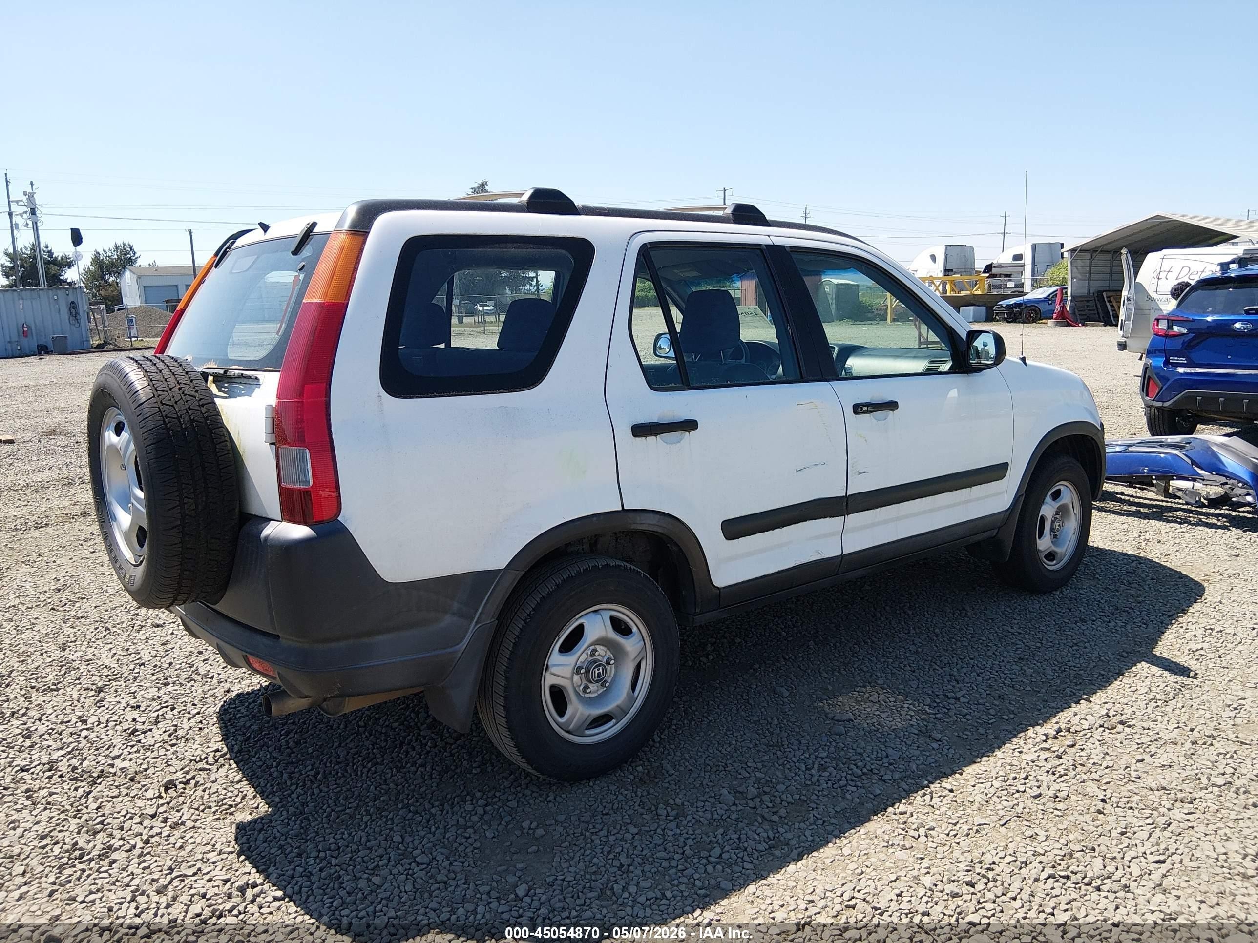 2003 Honda Cr-v Lx Белый vin: JHLRD774X3C015124