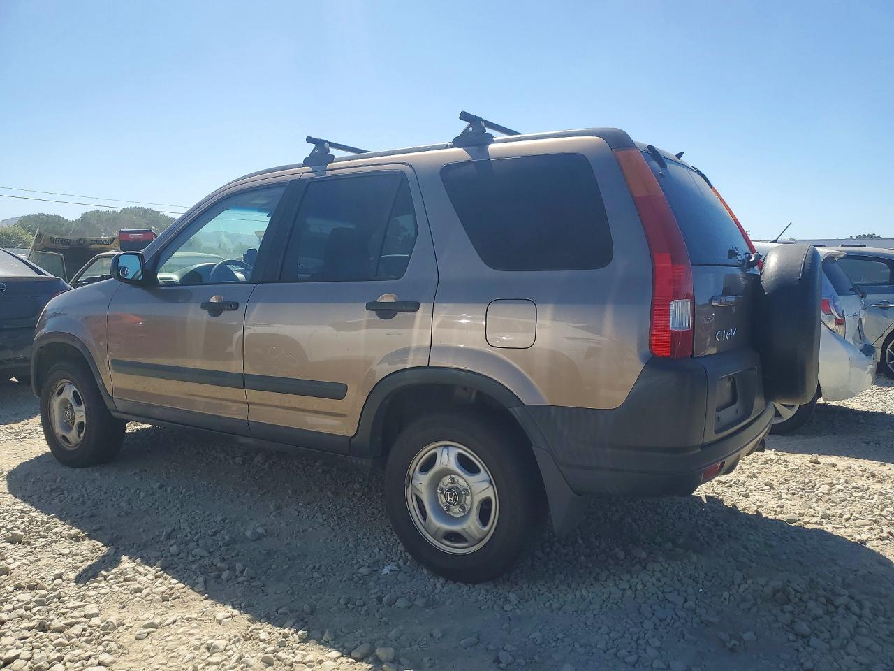 2002 Honda Cr-v Lx Brown vin: JHLRD77572C073876