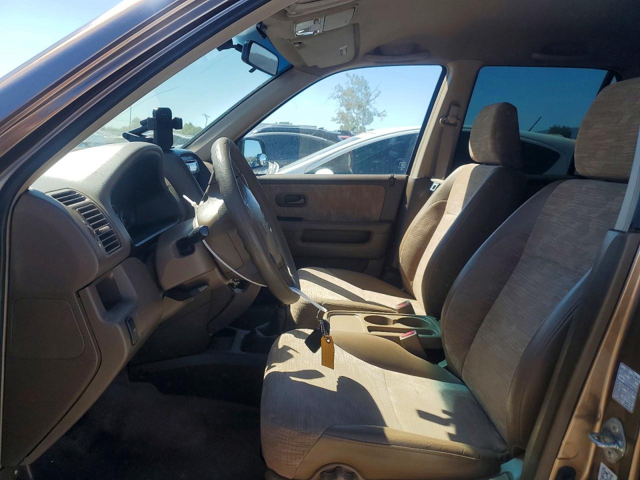 2002 Honda Cr-v Lx Brown vin: JHLRD77572C073876