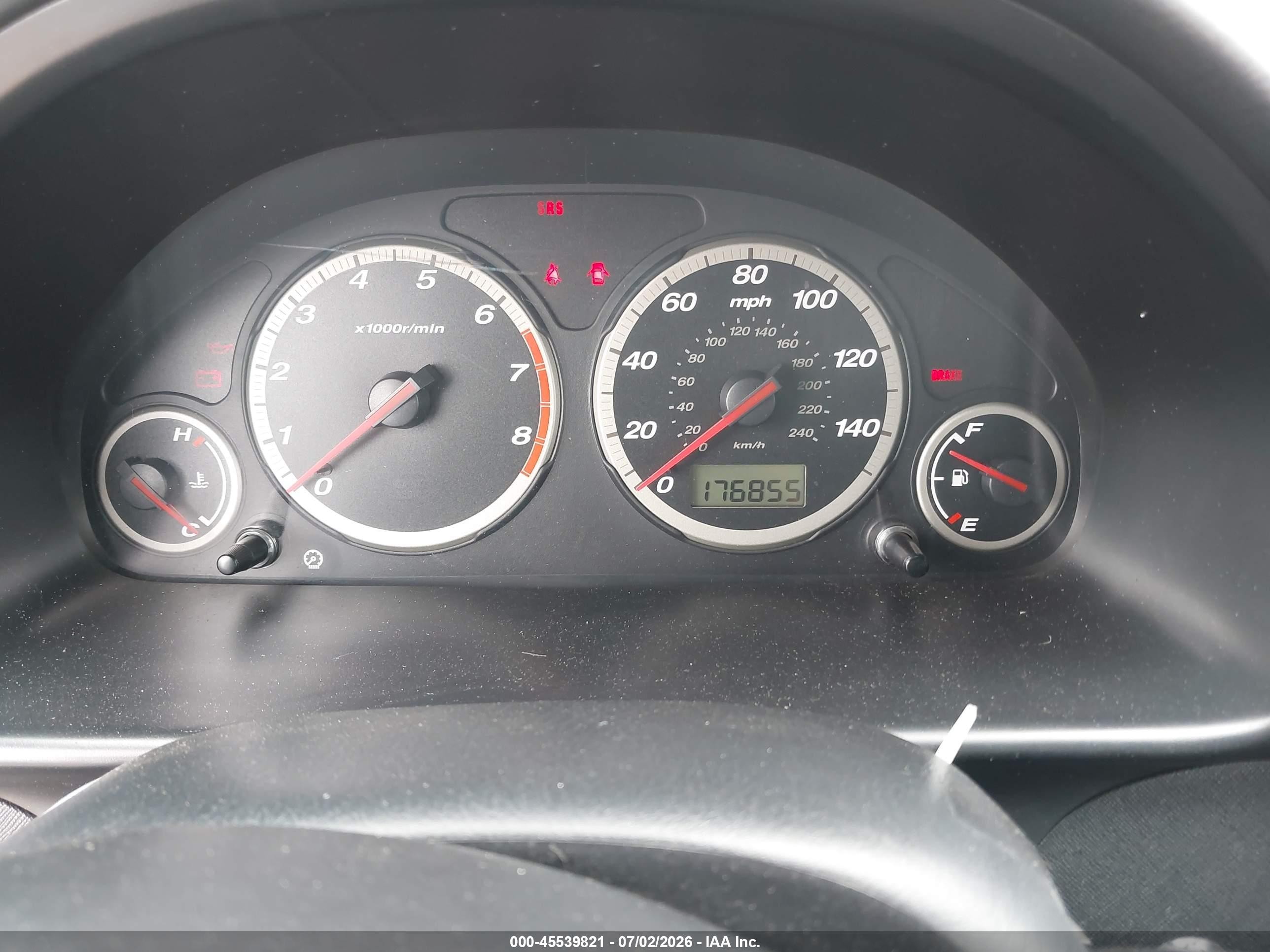 2003 Honda Cr-v Ex White vin: JHLRD77803C010968
