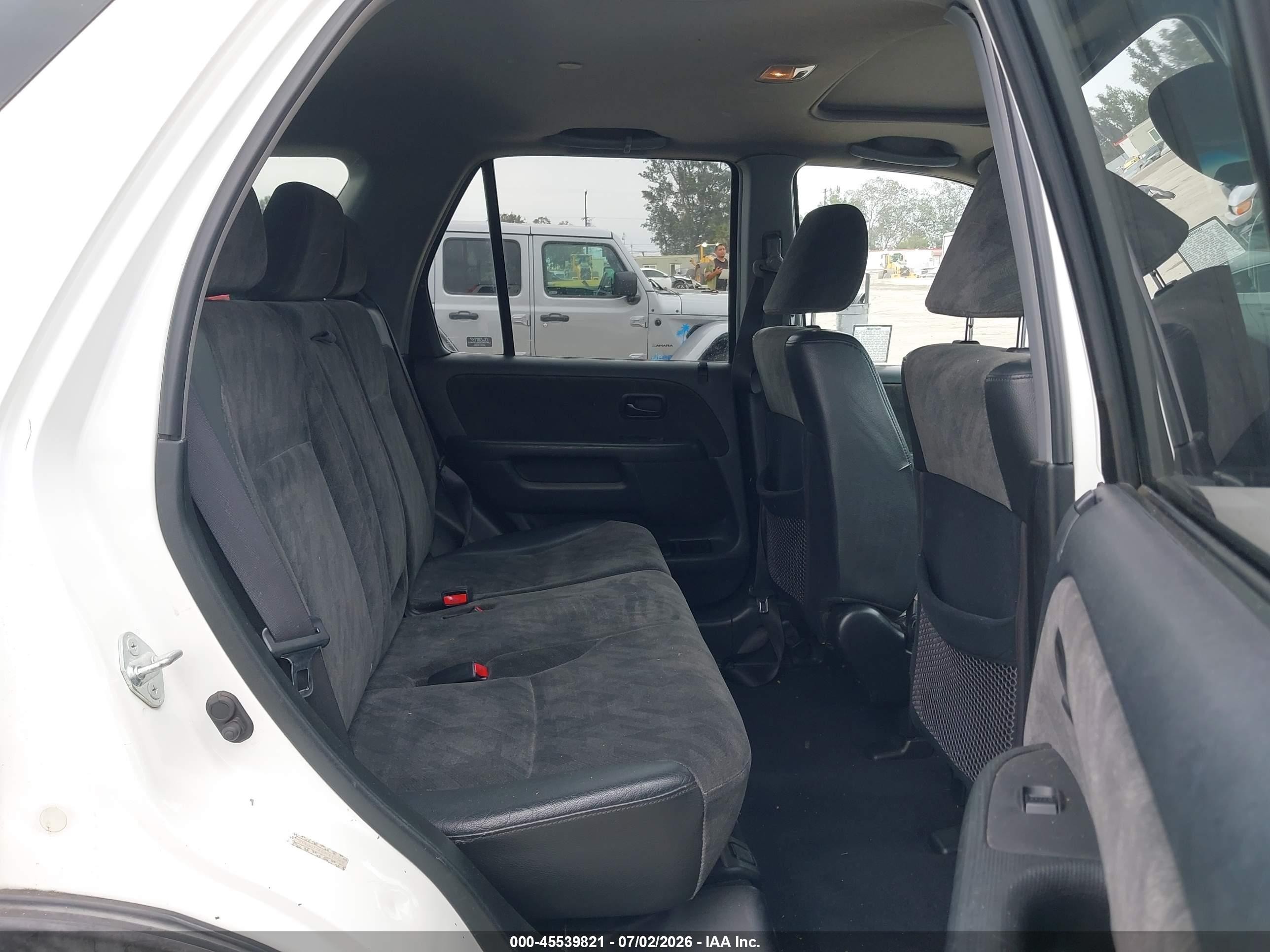 2003 Honda Cr-v Ex White vin: JHLRD77803C010968