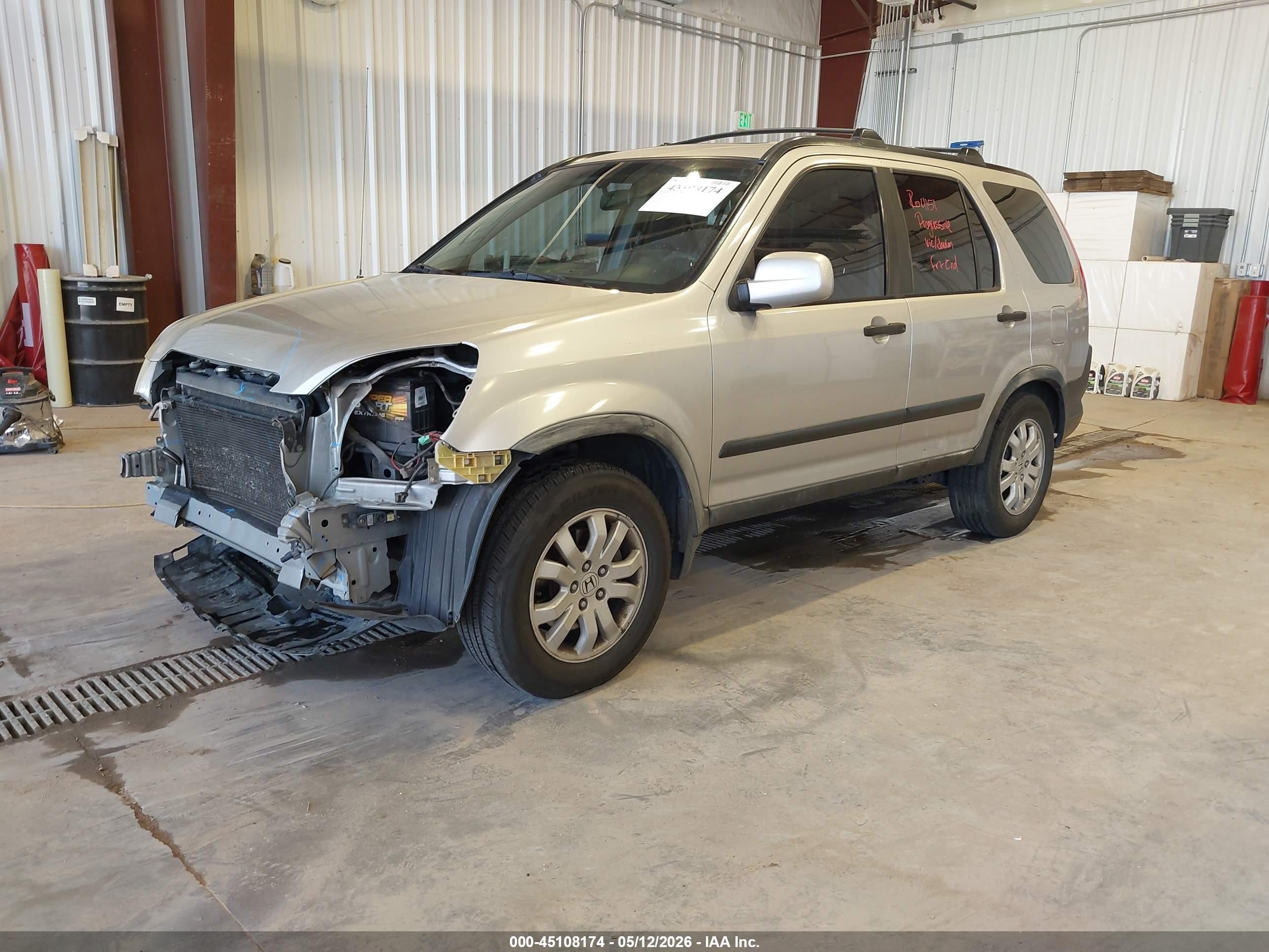 2005 Honda Cr-v Ex Silver vin: JHLRD77805C012500