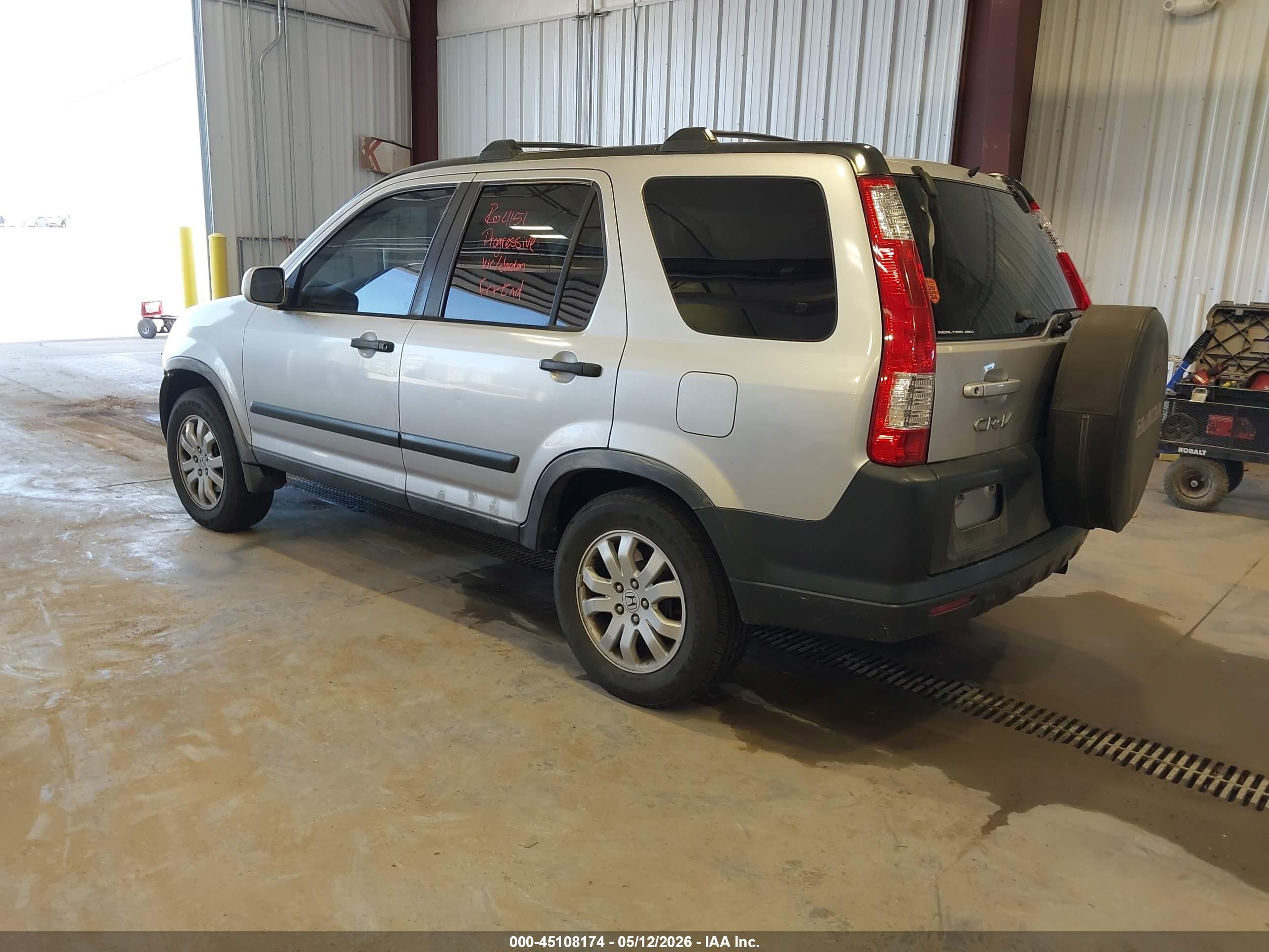 2005 Honda Cr-v Ex Silver vin: JHLRD77805C012500