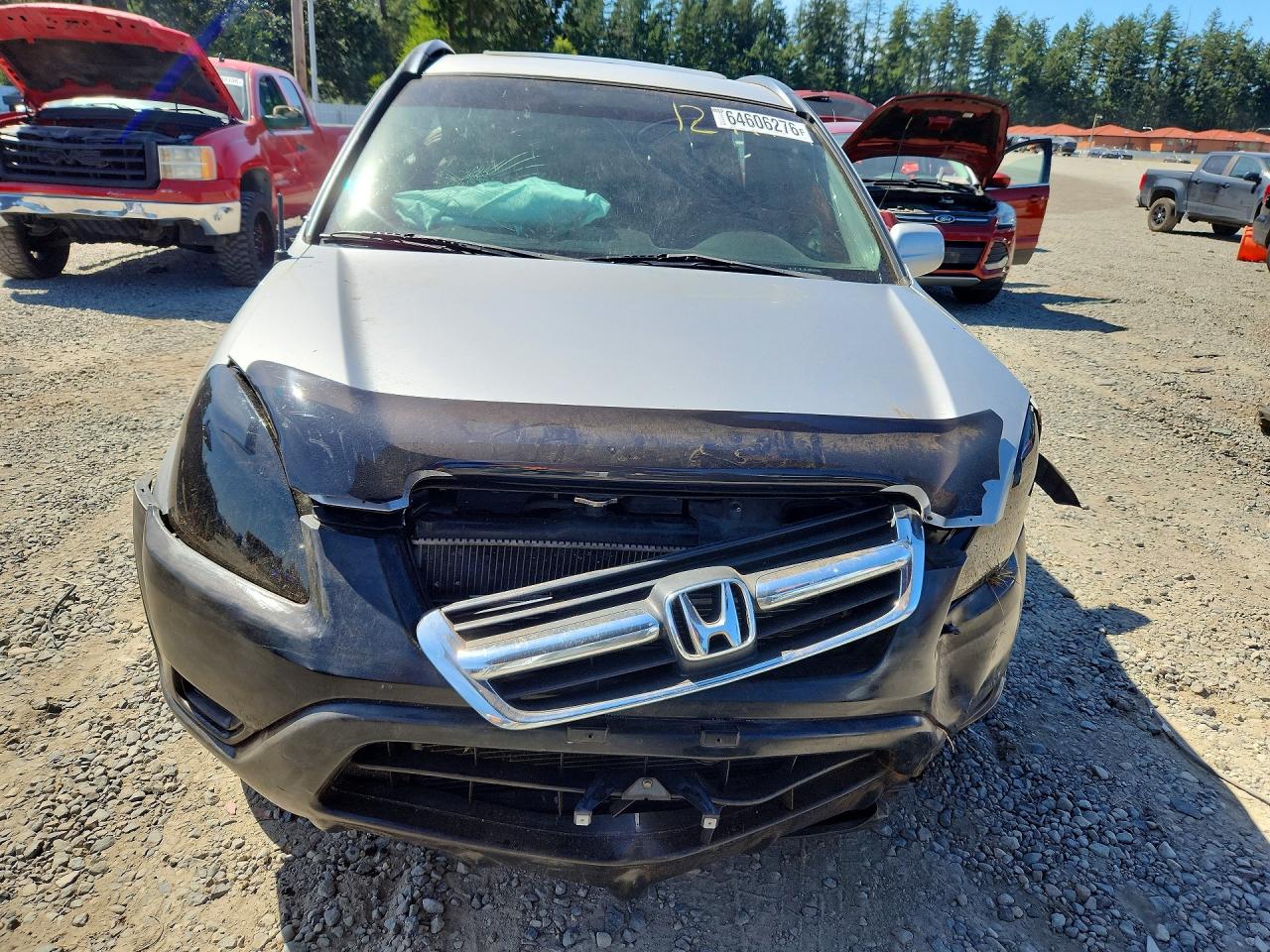 2002 Honda Cr-v Ex Silver vin: JHLRD77822C015183