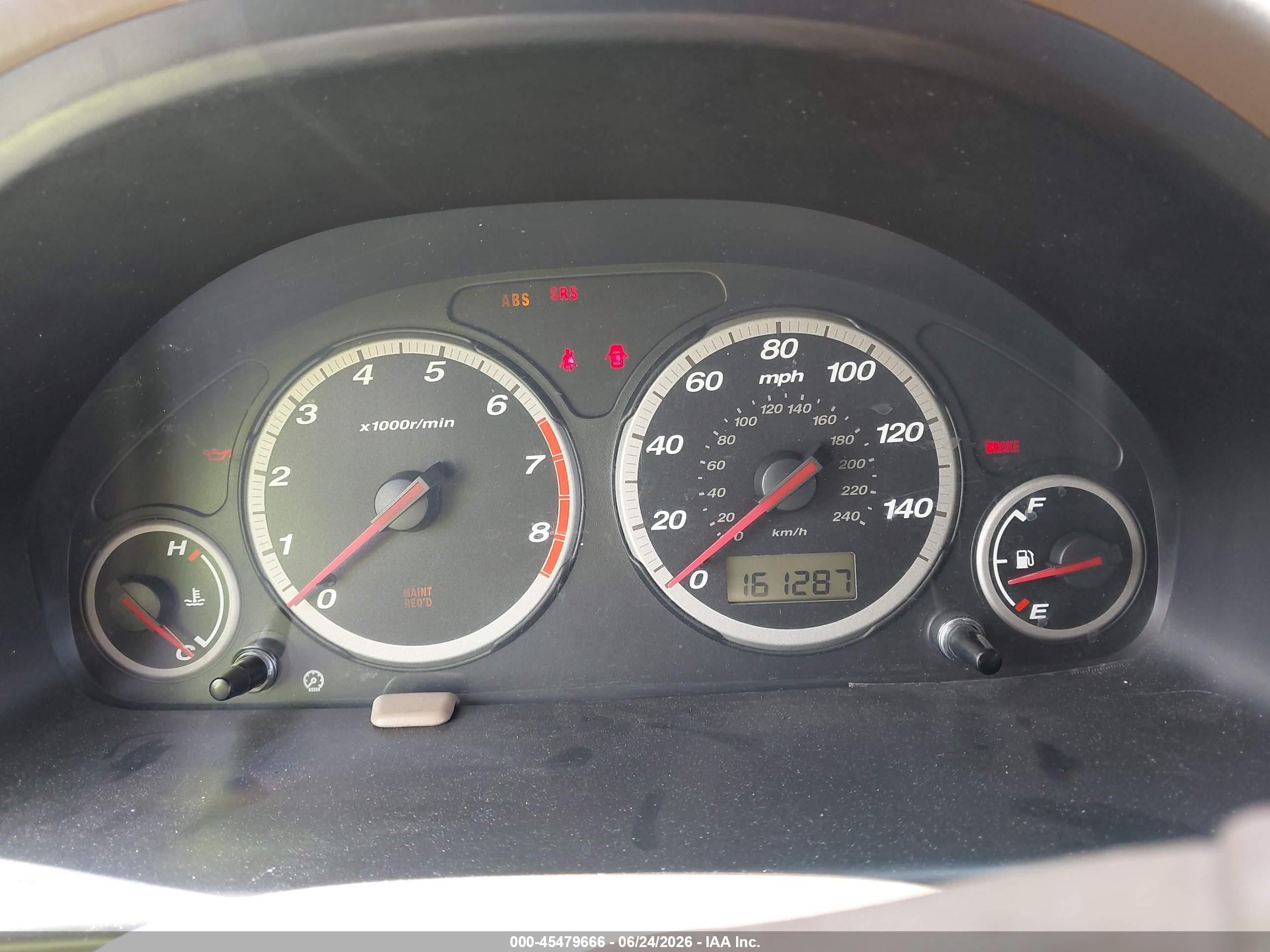 2002 Honda Cr-v Ex Red vin: JHLRD77832C087008