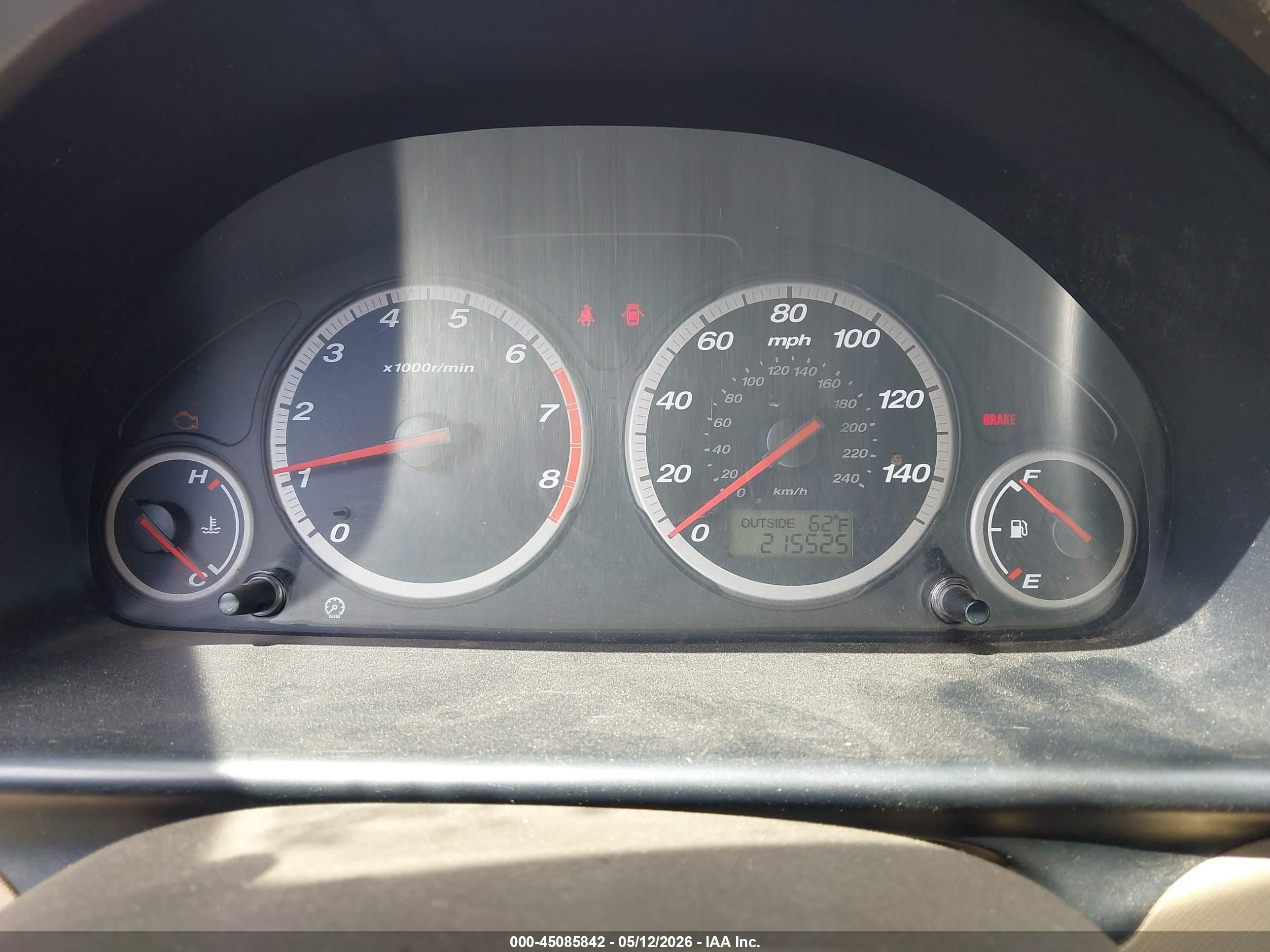 2005 Honda Cr-v Ex Темно-бордовый vin: JHLRD77835C031882