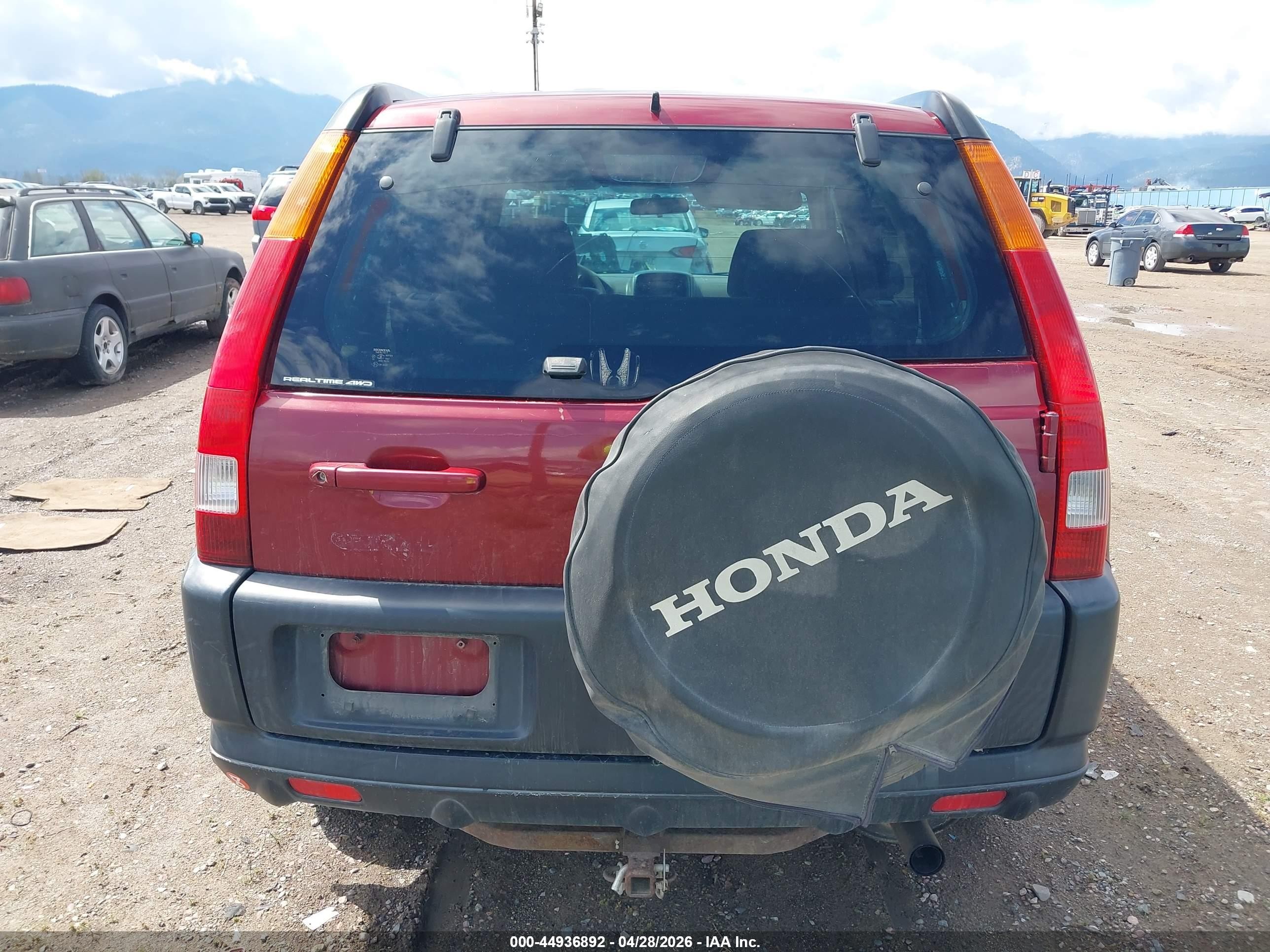 2004 Honda Cr-v Ex Красный vin: JHLRD77844C003166