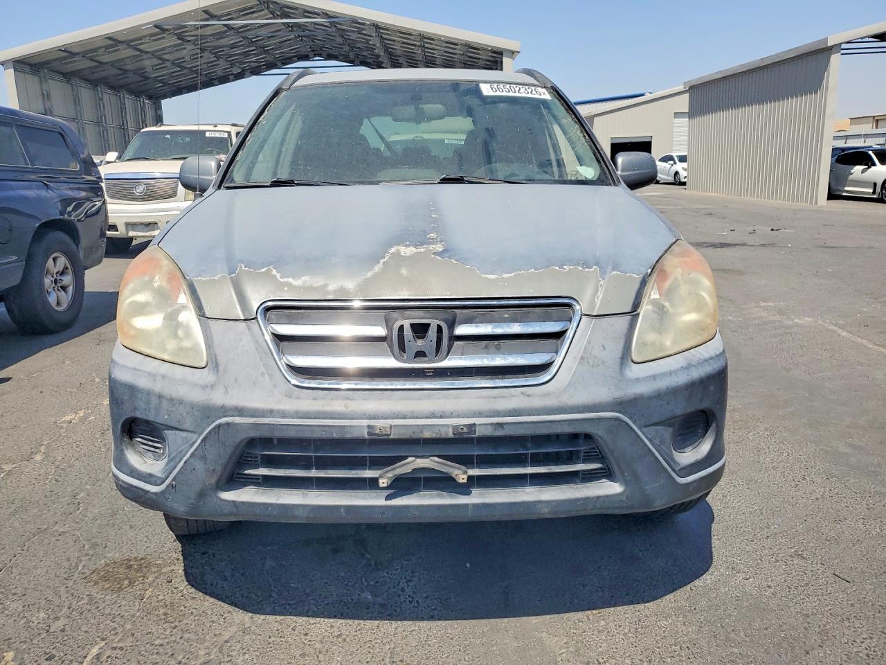 2005 Honda Cr-v Ex Серый vin: JHLRD77845C052756