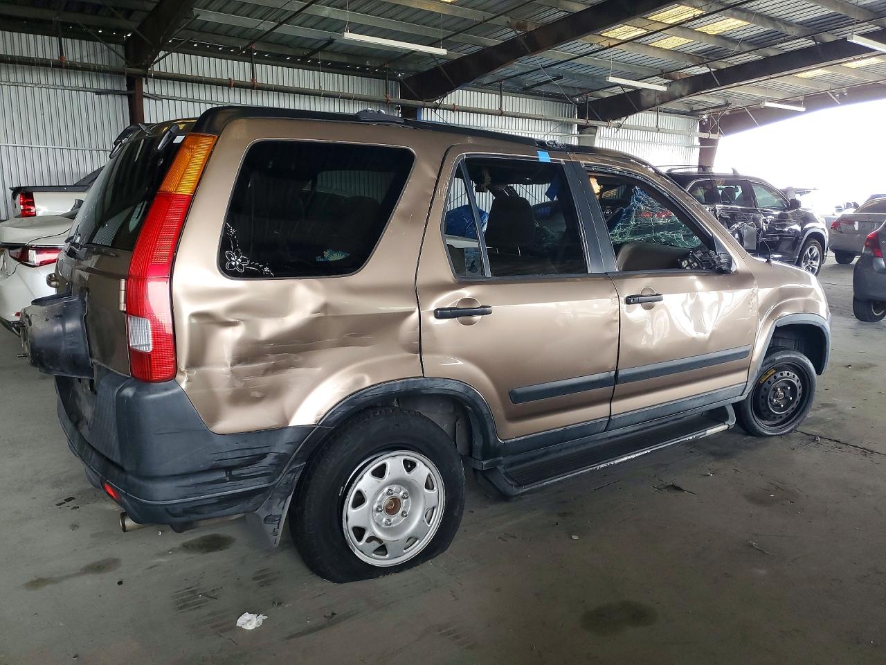 2004 Honda Cr-v Ex Tan vin: JHLRD77854C028271