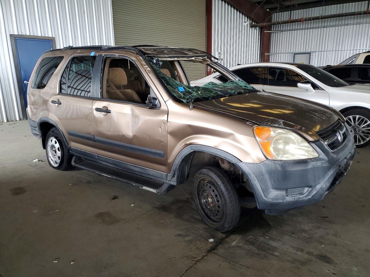 2004 Honda Cr-v Ex Tan vin: JHLRD77854C028271