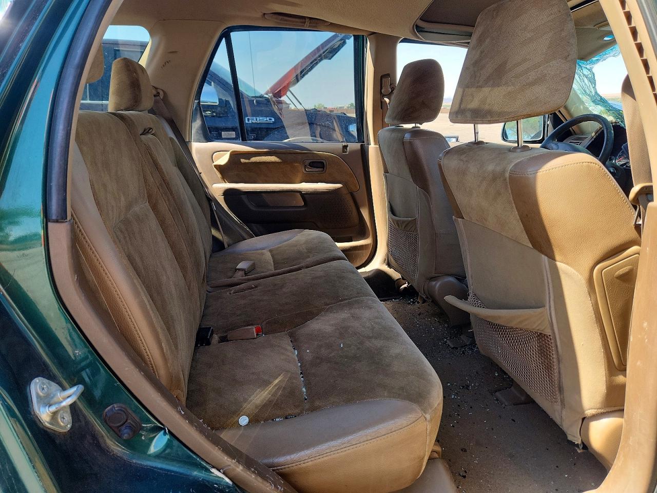 2003 Honda Cr-v Ex Green vin: JHLRD77883C047637