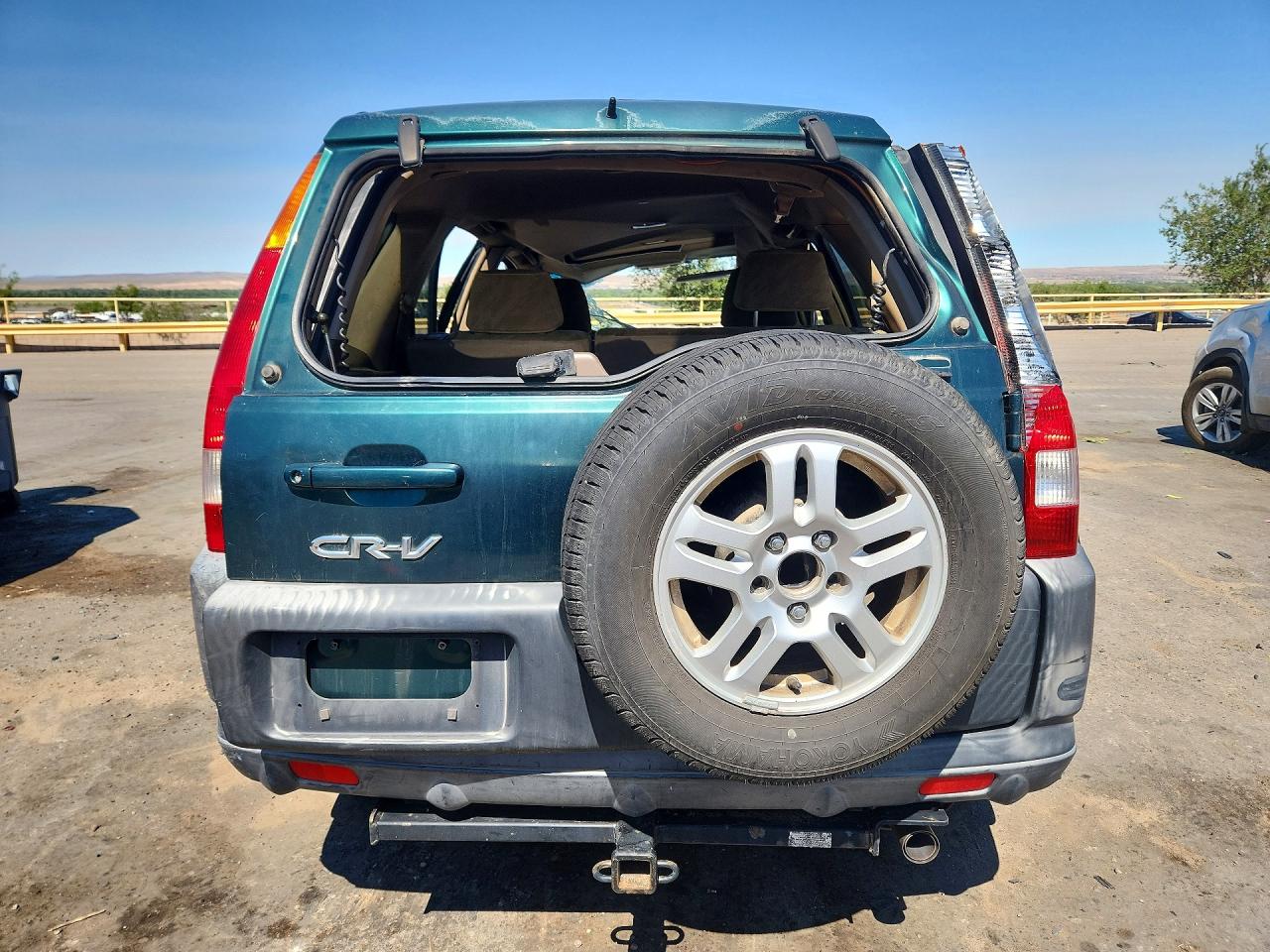2003 Honda Cr-v Ex Green vin: JHLRD77883C047637