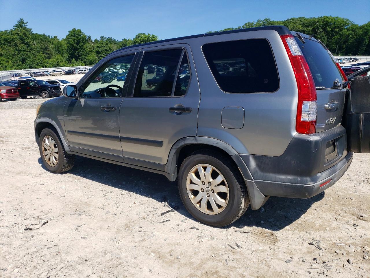 2005 Honda Cr-v Ex Silver vin: JHLRD77885C047897