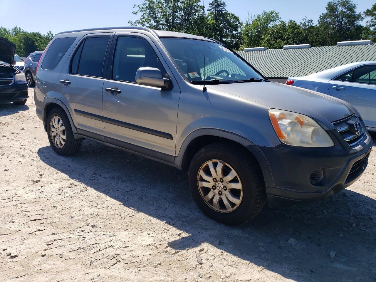 2005 Honda Cr-v Ex Silver vin: JHLRD77885C047897