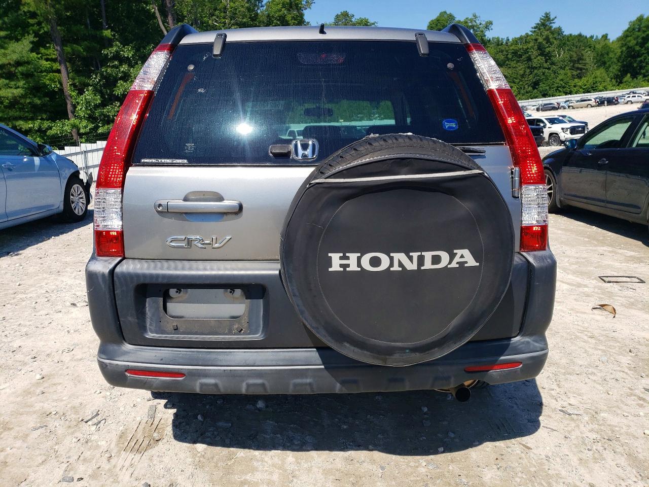 2005 Honda Cr-v Ex Silver vin: JHLRD77885C047897