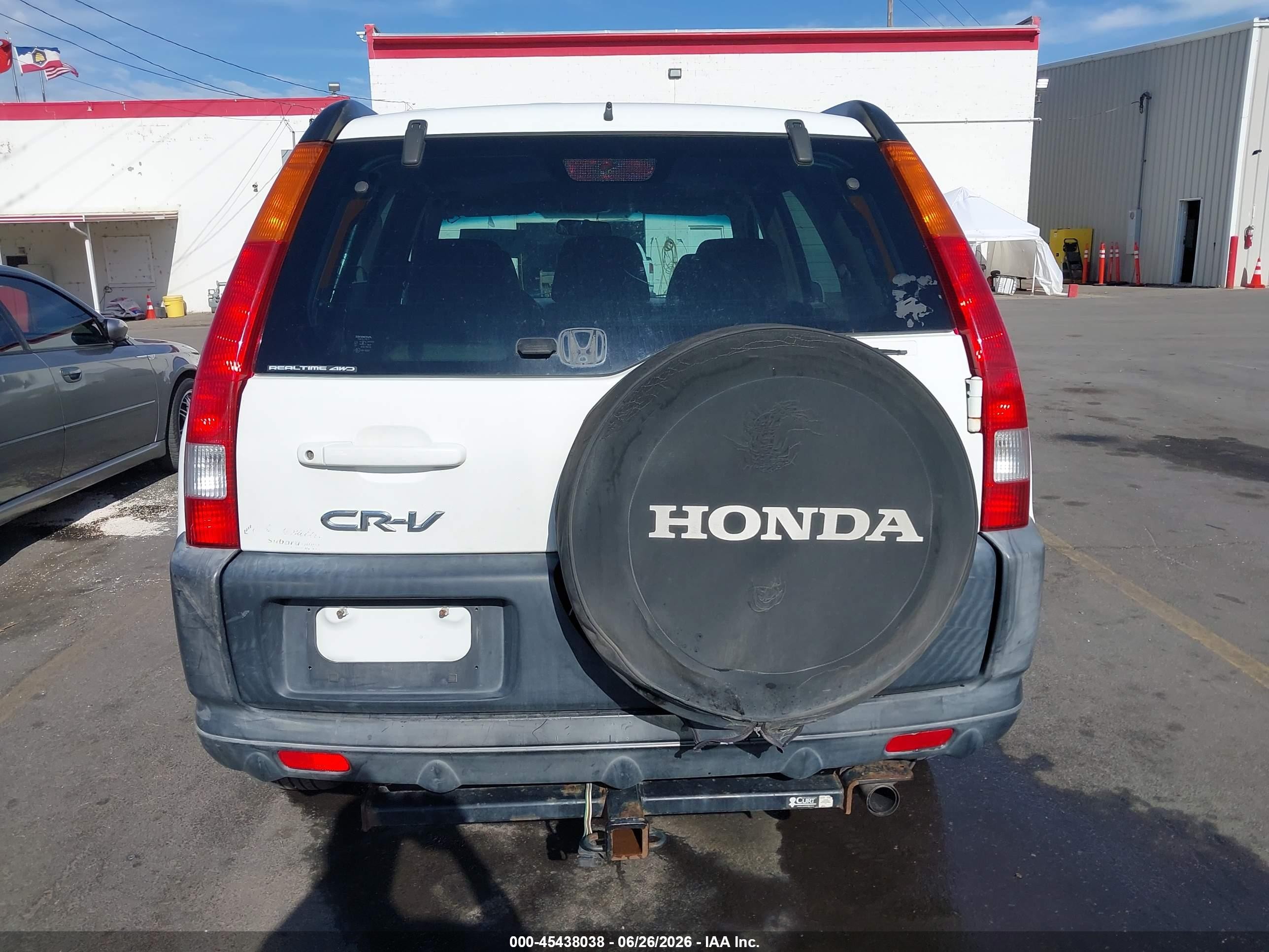 2002 Honda Cr-v Ex White vin: JHLRD77892C082296