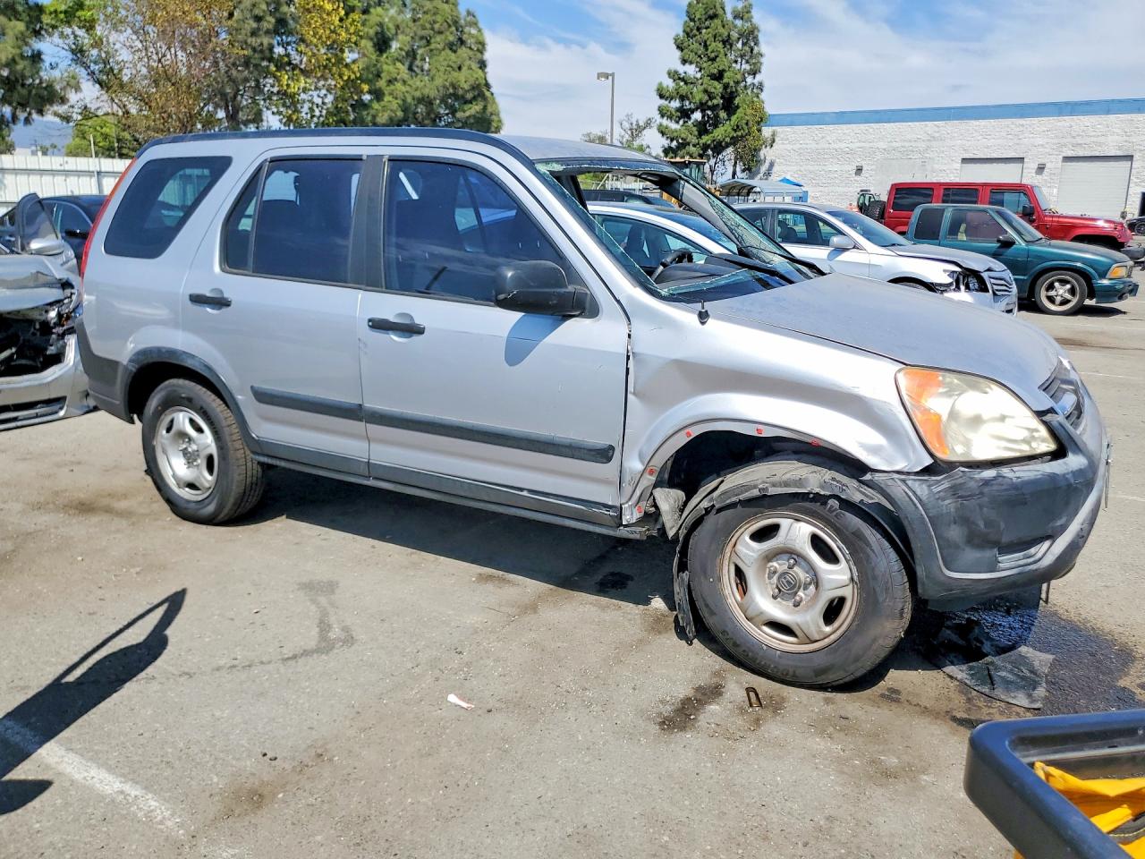 2002 Honda Cr-v Lx Серебряный vin: JHLRD78402C057797