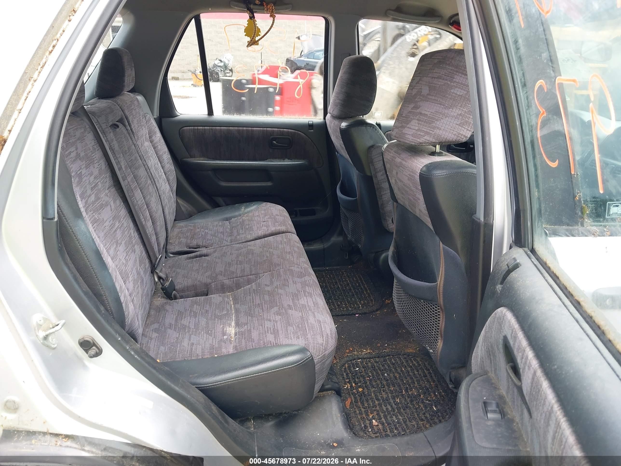 2002 Honda Cr-v Lx Silver vin: JHLRD78402C073501