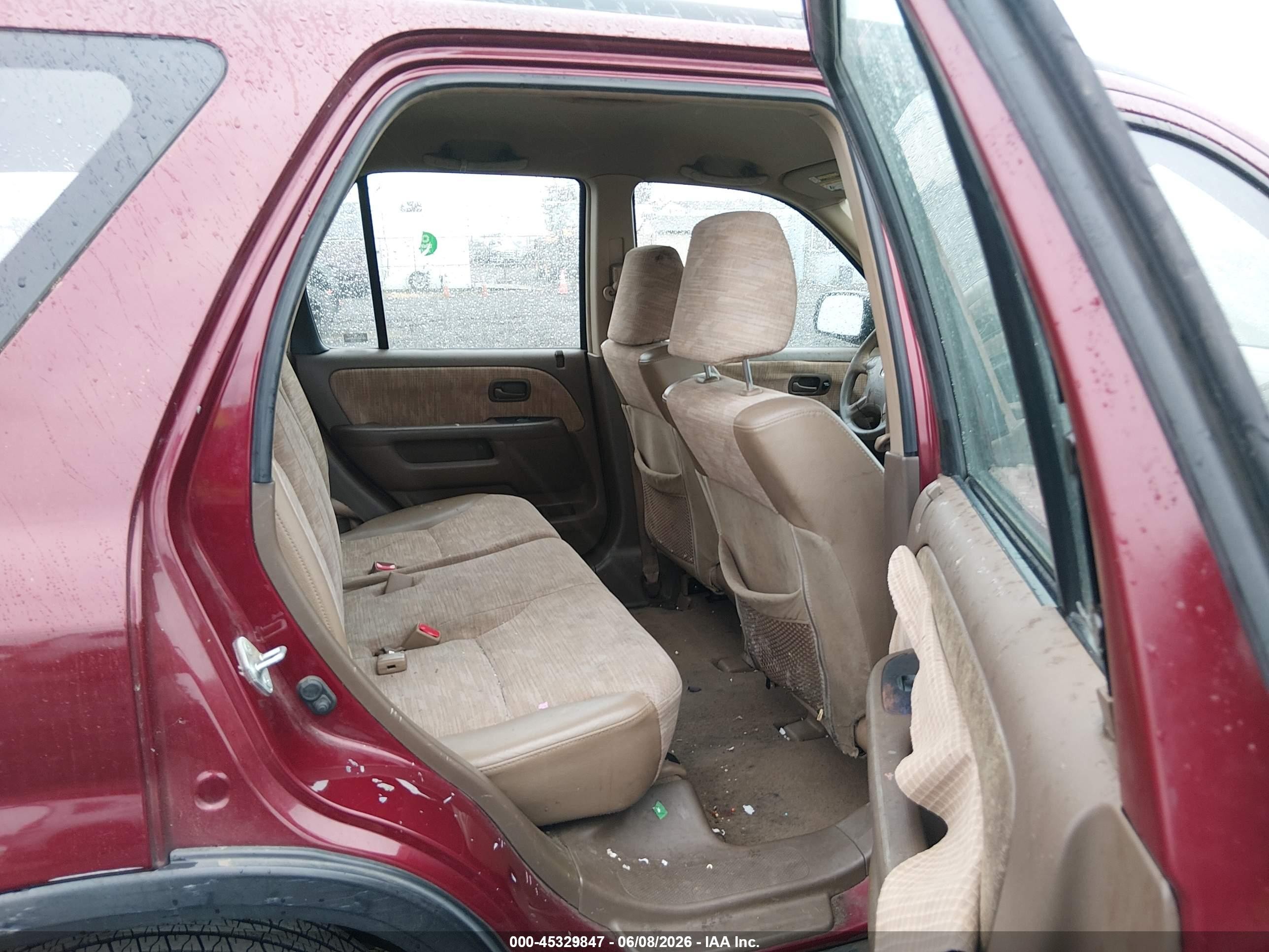 2003 Honda Cr-v Lx Red vin: JHLRD78403C038524