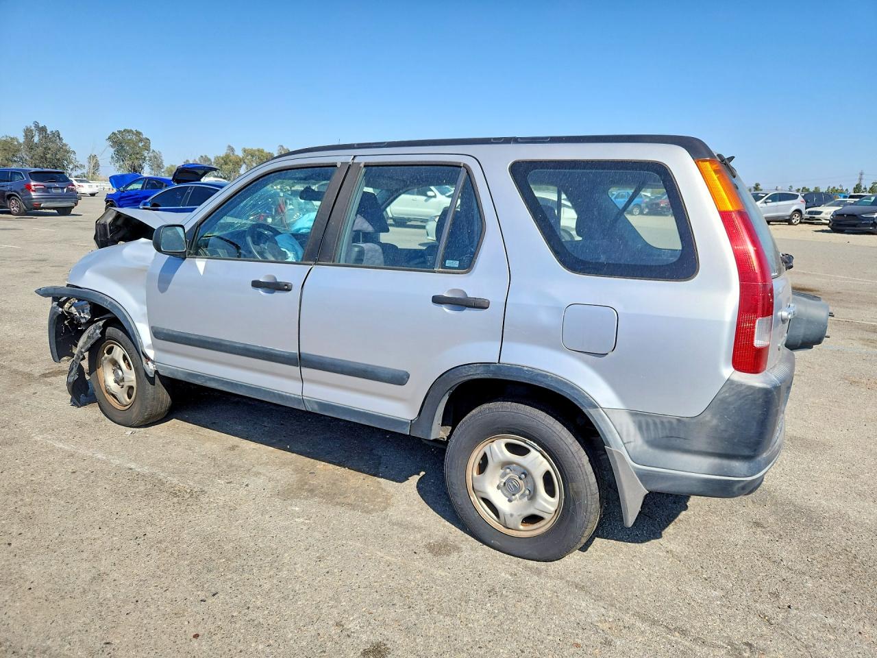 2003 Honda Cr-v Lx Silver vin: JHLRD78403C045778