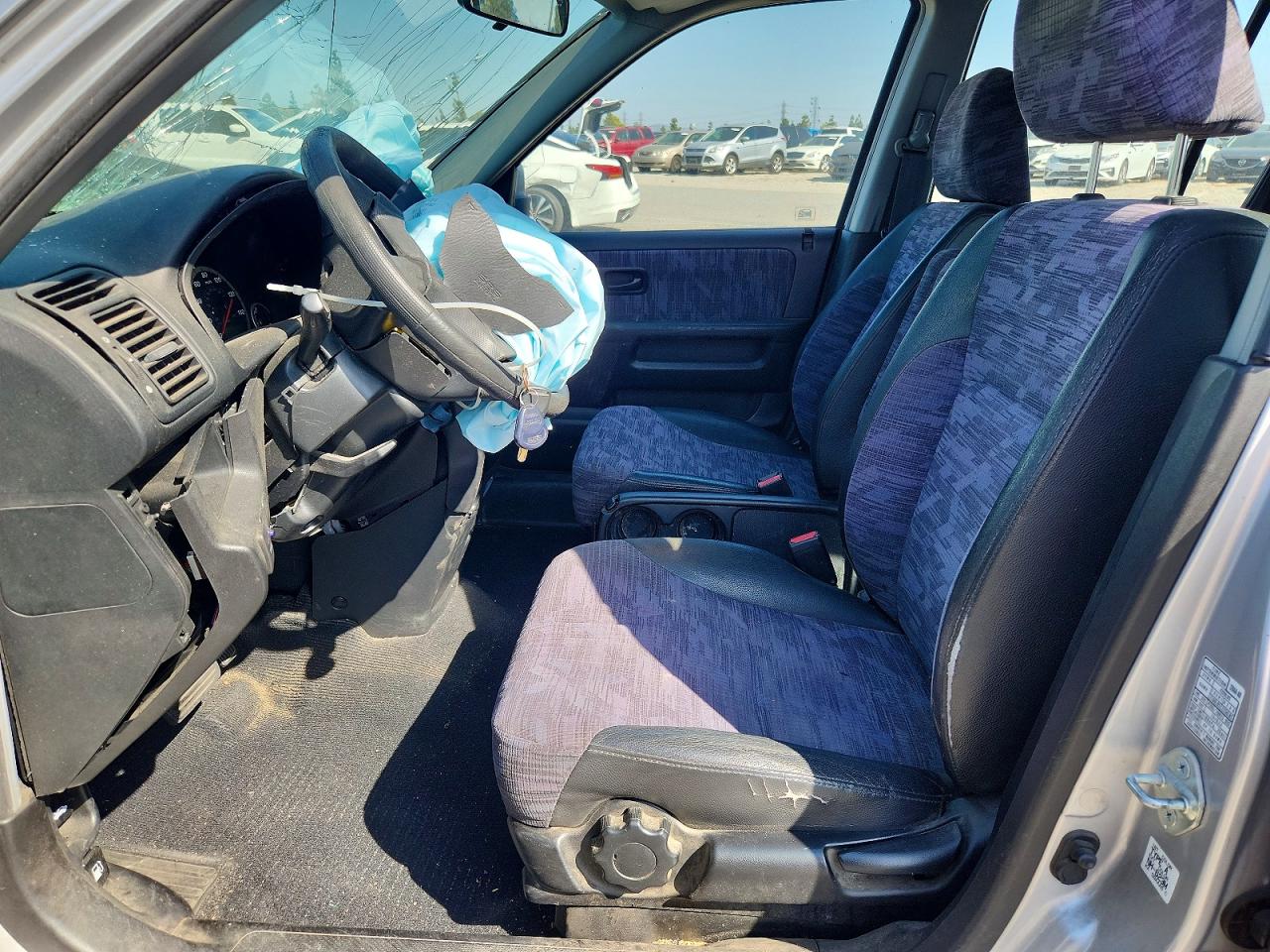 2003 Honda Cr-v Lx Silver vin: JHLRD78403C045778