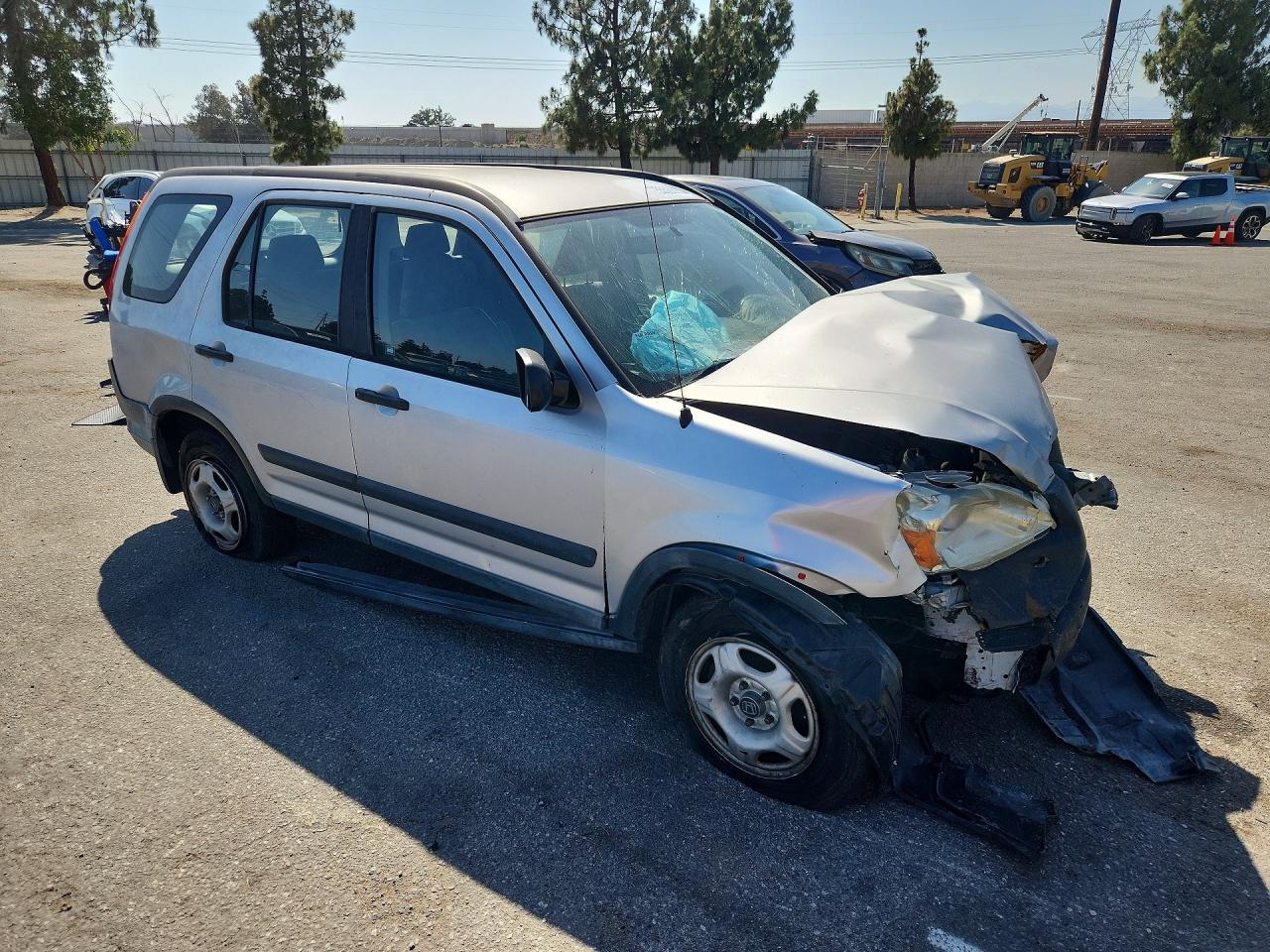 2003 Honda Cr-v Lx Silver vin: JHLRD78403C045778