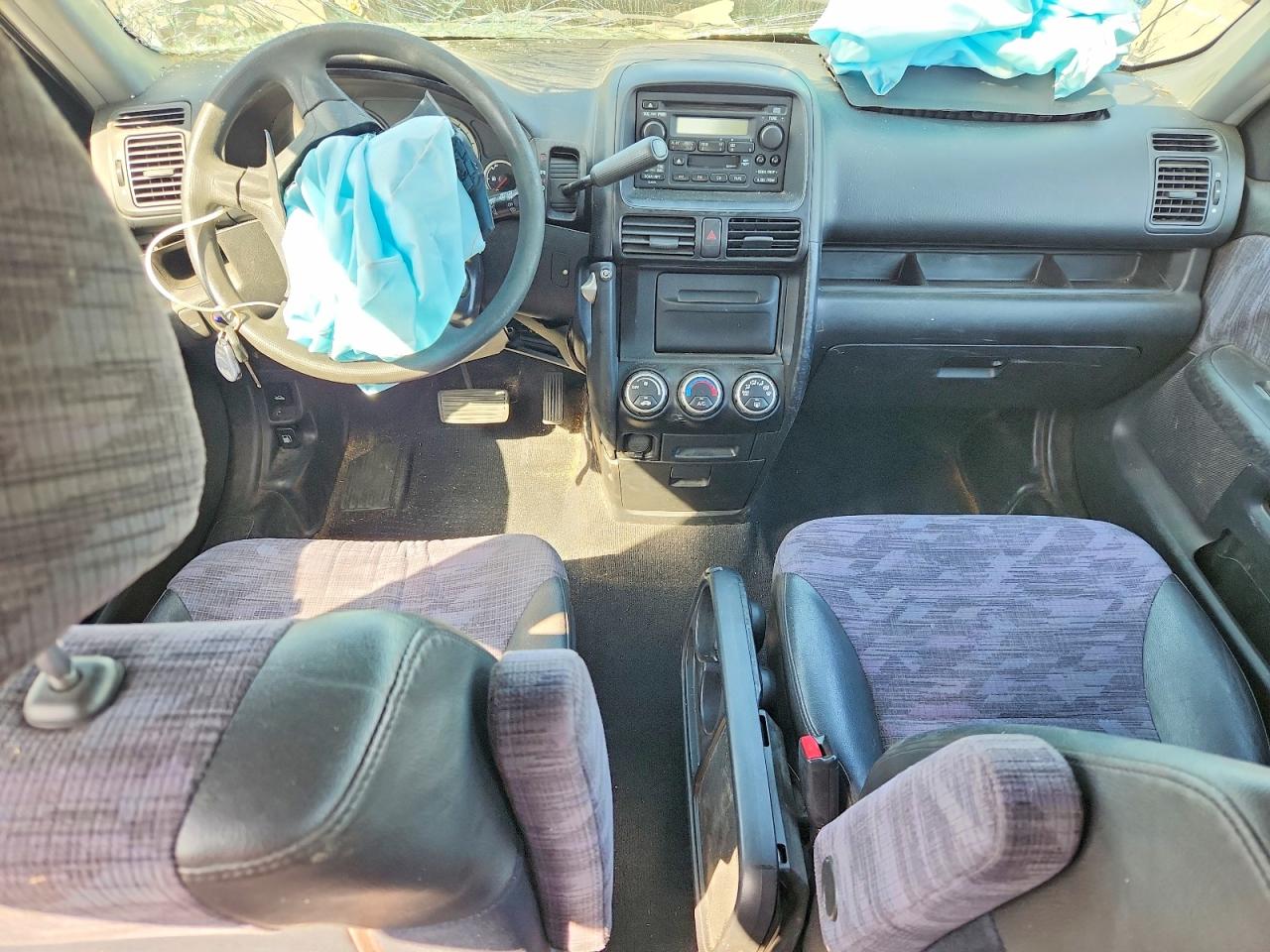 2003 Honda Cr-v Lx Silver vin: JHLRD78403C045778