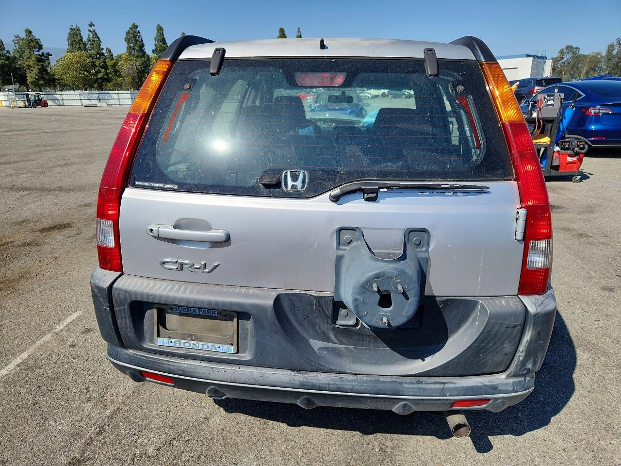 2003 Honda Cr-v Lx Silver vin: JHLRD78403C045778