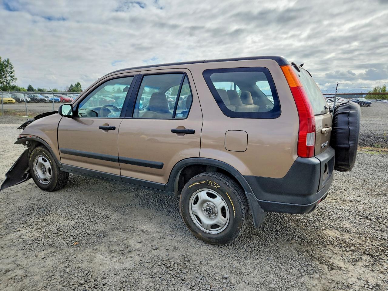 2004 Honda Cr-v Lx Tan vin: JHLRD78404C017593