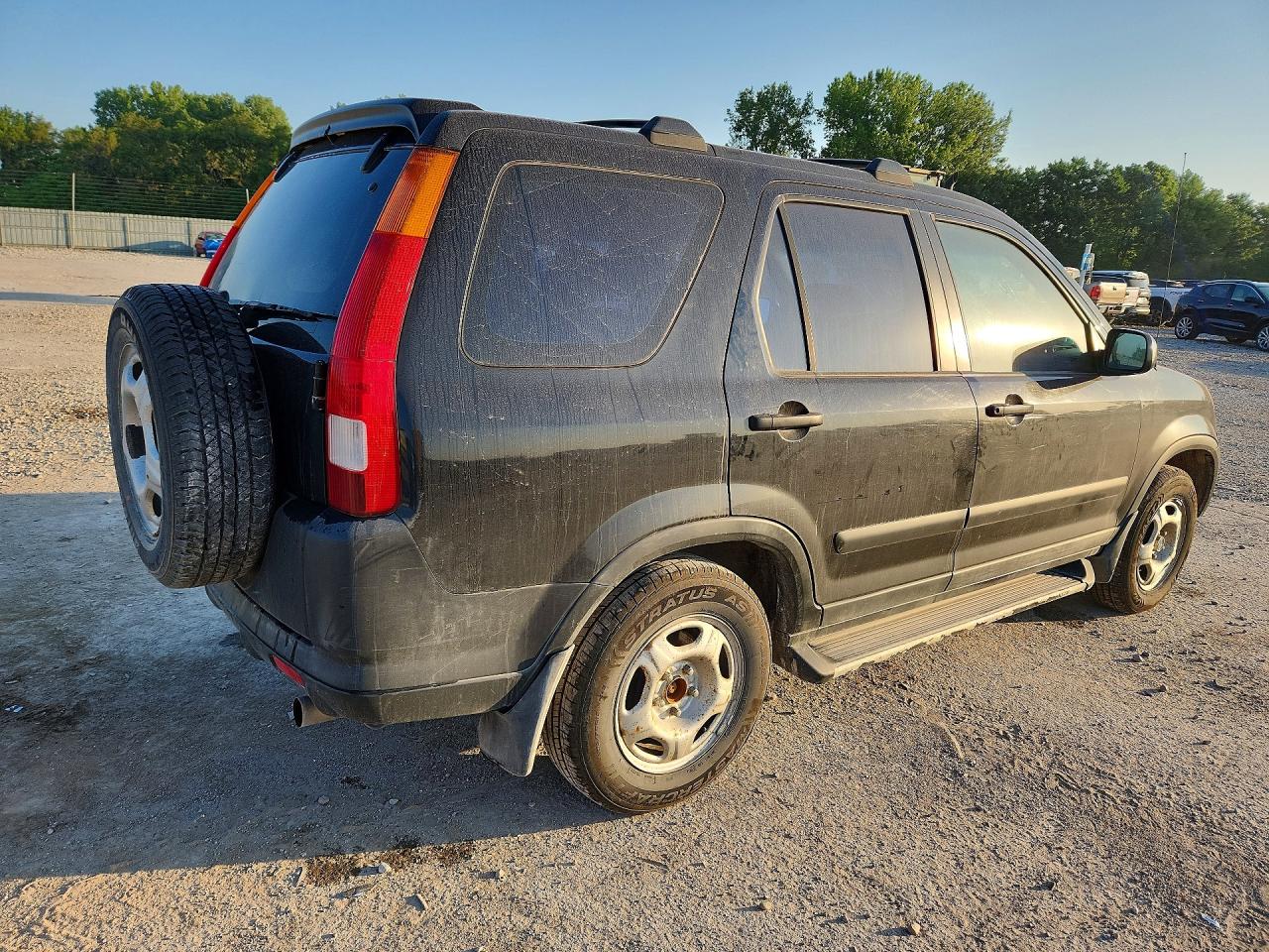 2004 Honda Cr-v Lx Black vin: JHLRD78414C003752