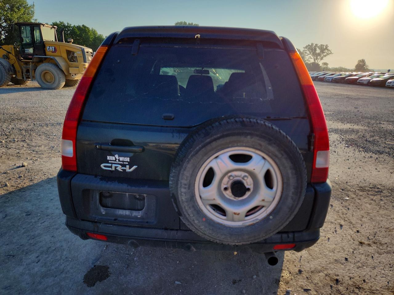 2004 Honda Cr-v Lx Black vin: JHLRD78414C003752