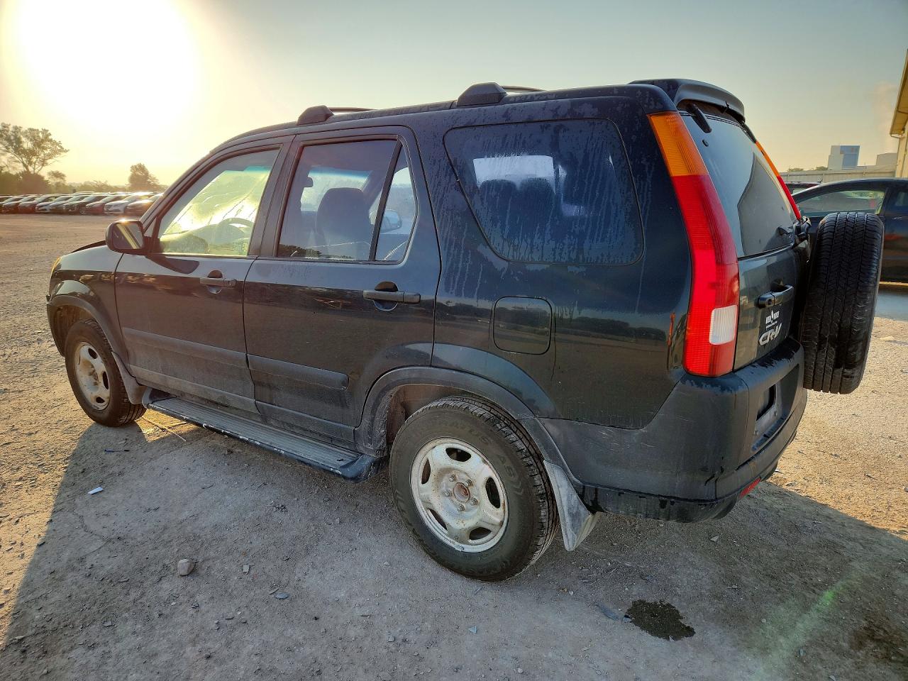 2004 Honda Cr-v Lx Black vin: JHLRD78414C003752