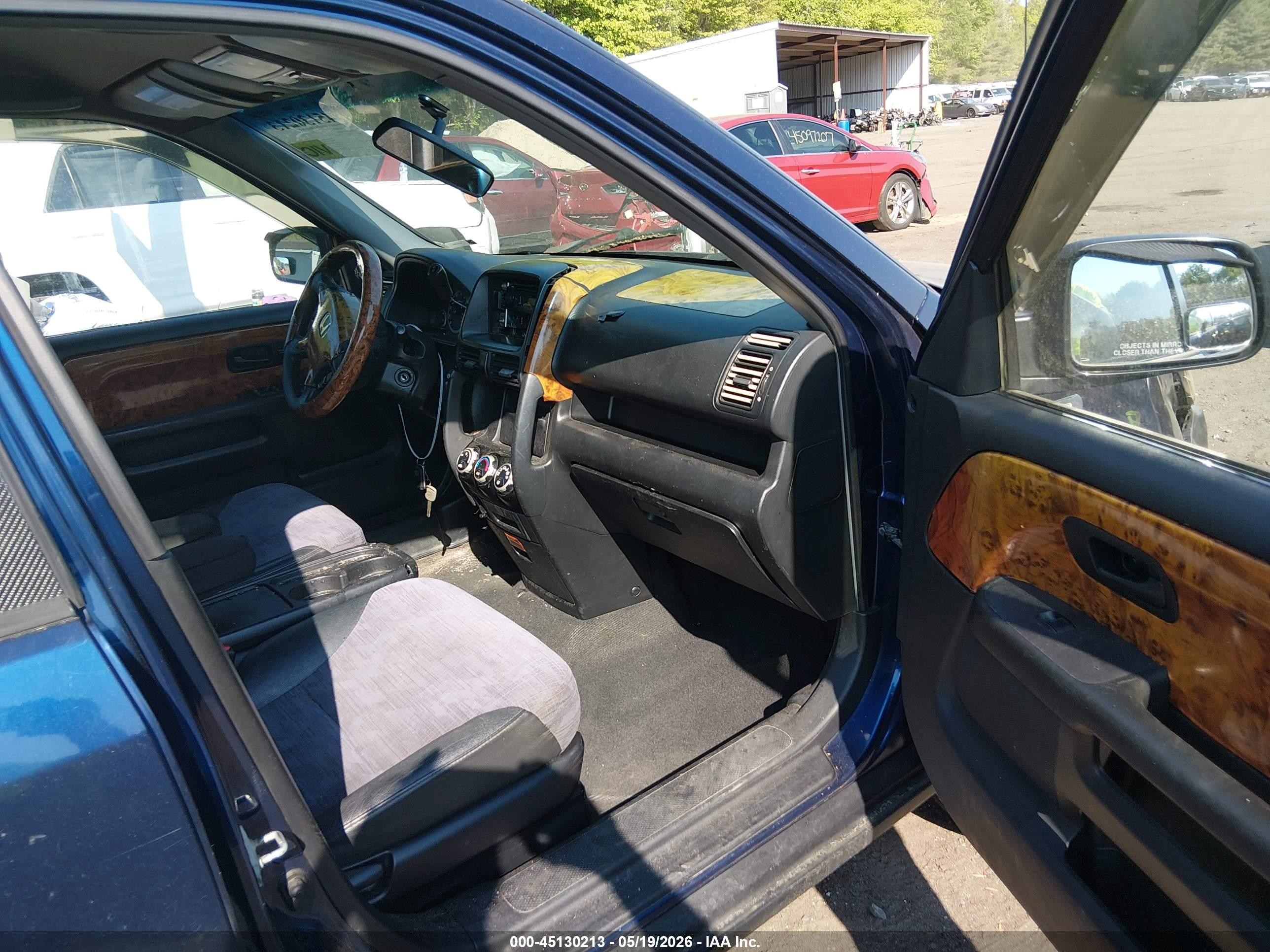 2002 Honda Cr-v Lx Синий vin: JHLRD78422C008438